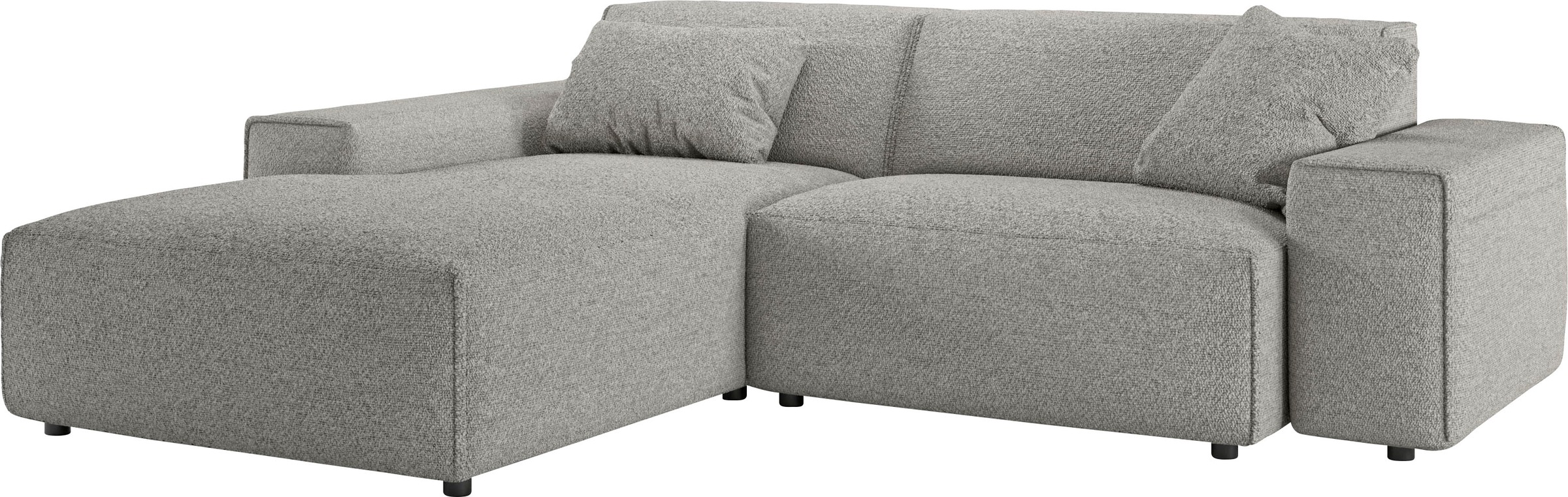 andas Ecksofa »Glimminge L-Form auch in Breitcord, Feincord + Easy care-Bezug,«, Breite 234, Zierkissen