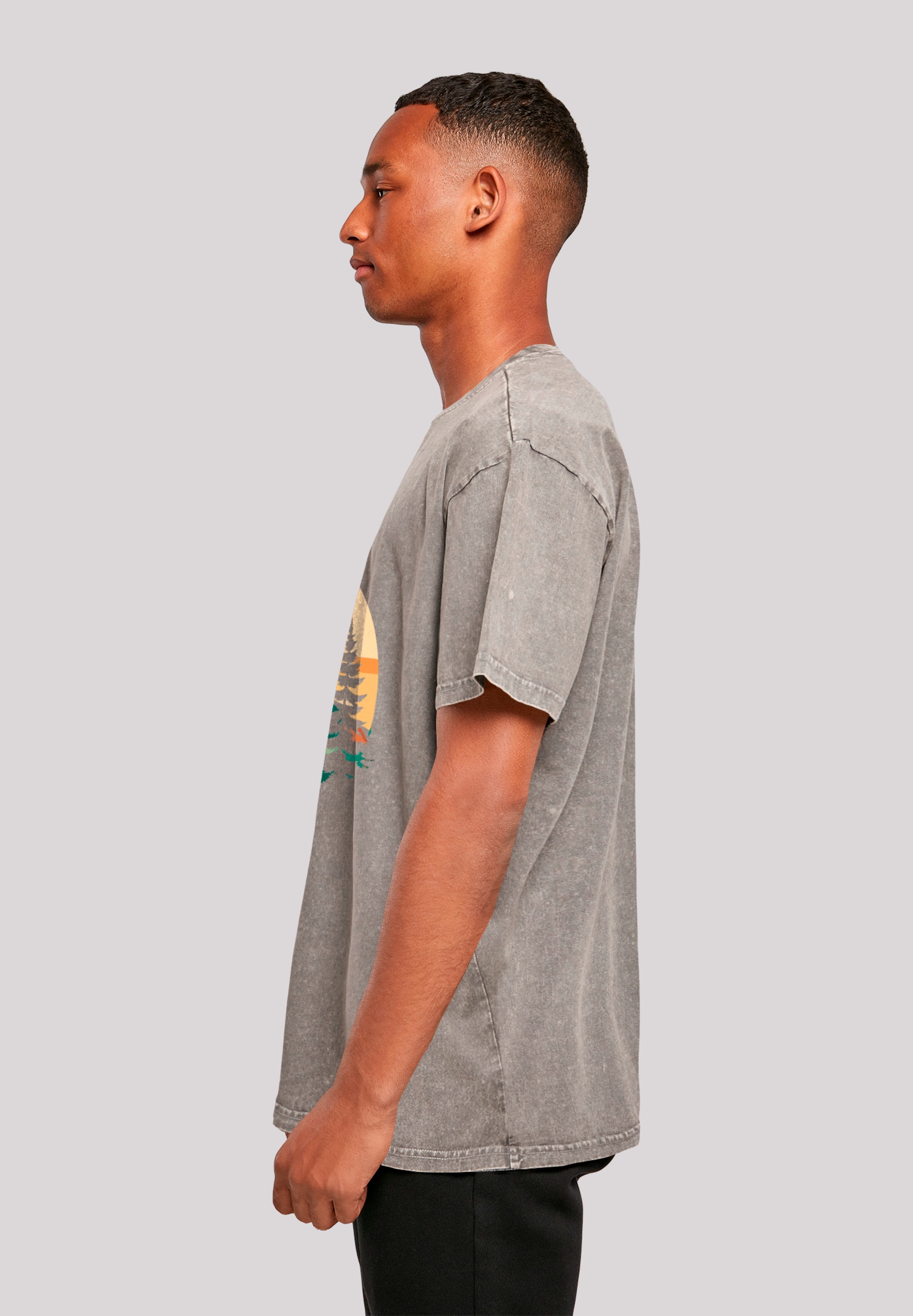 F4NT4STIC T-Shirt »Sonnenuntergang Berglandschaft«, Premium Qualität