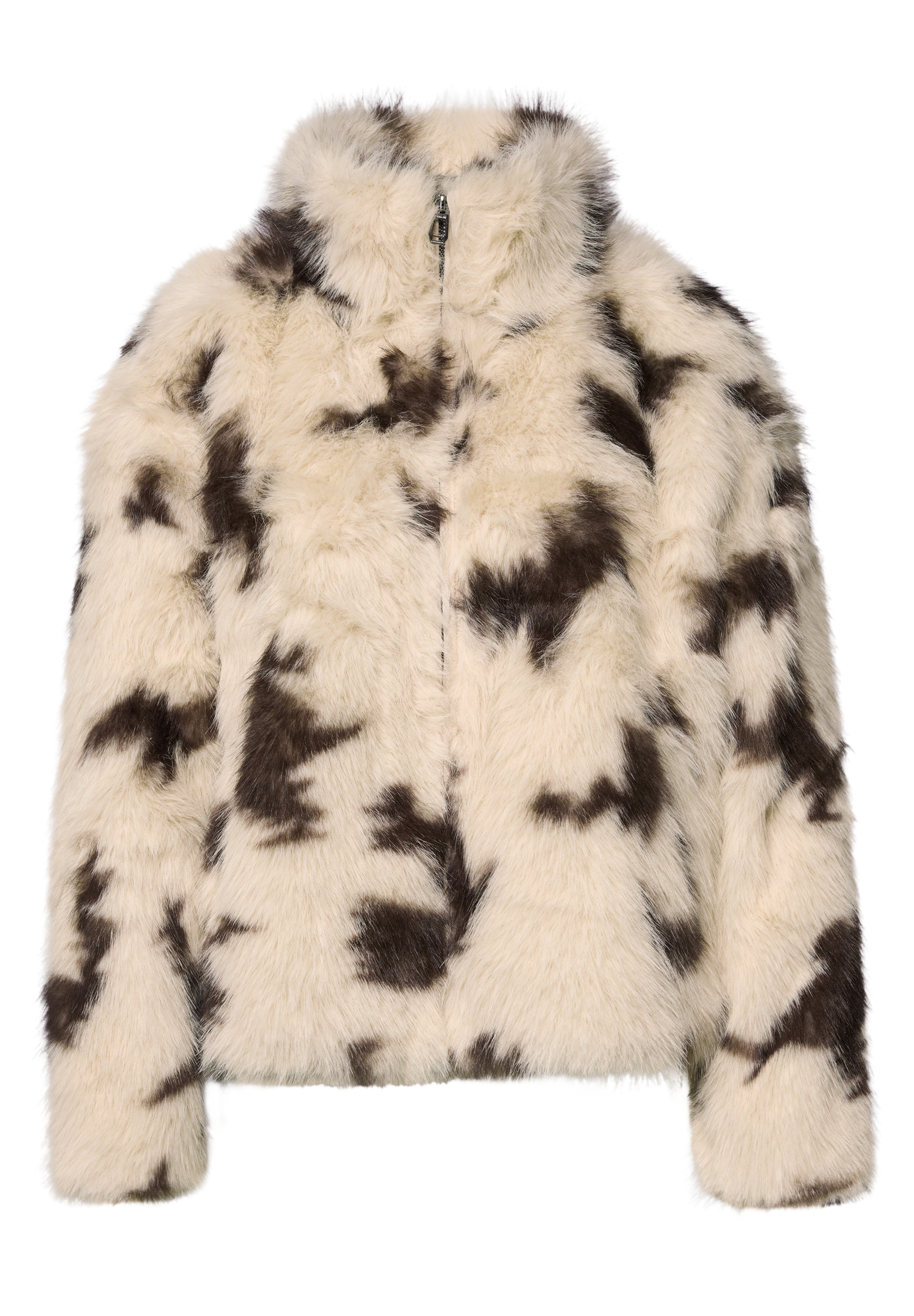 STREET ONE STUDIO Fellimitatjacke ohne Kapuze mit Stehkragen