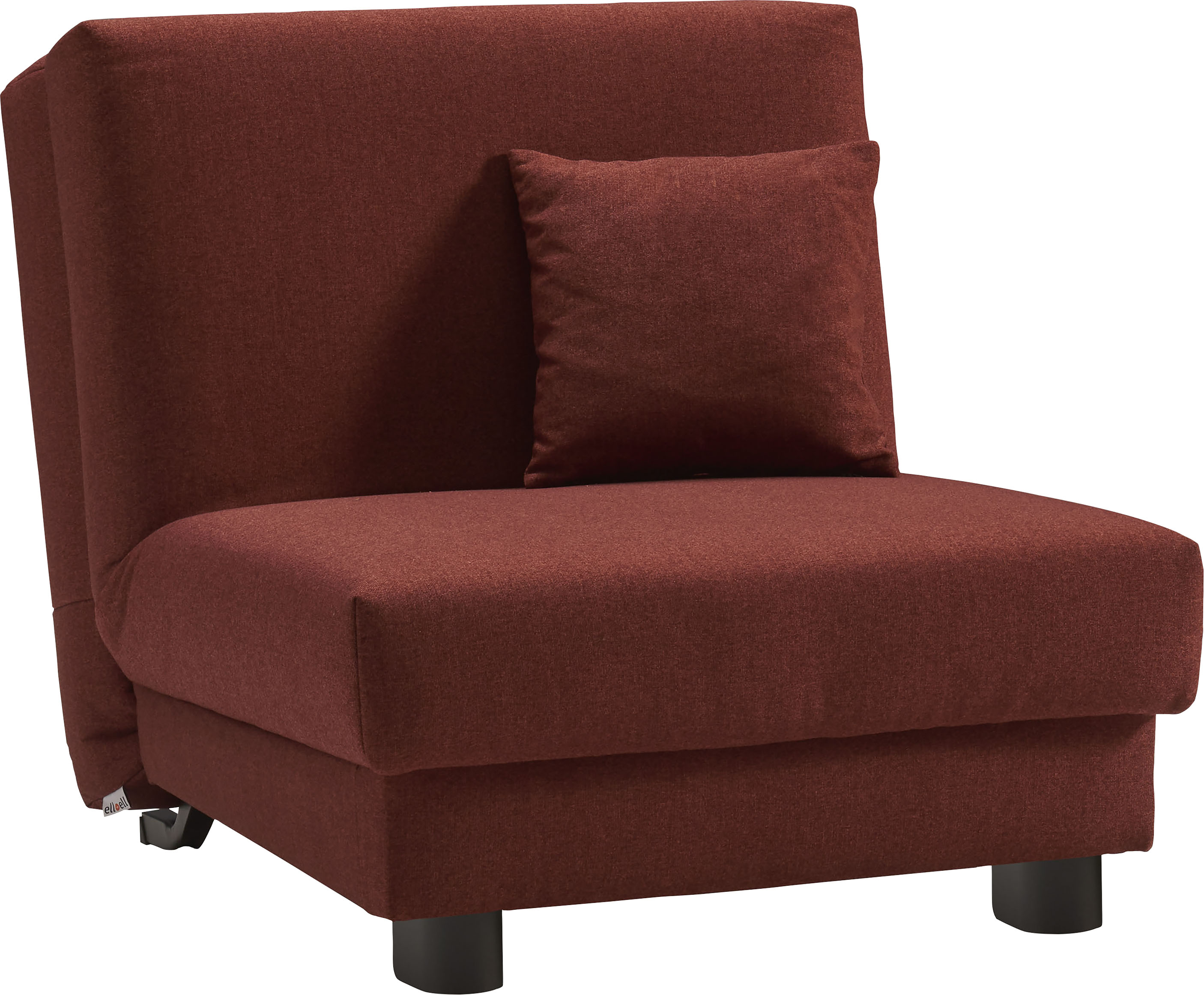 Thumbnail - ell + ell Schlafsofa "Enny", Liegefläche Breite 80 cm, Liegehöhe 45 cm, Füße schwarz, Rückenlehne