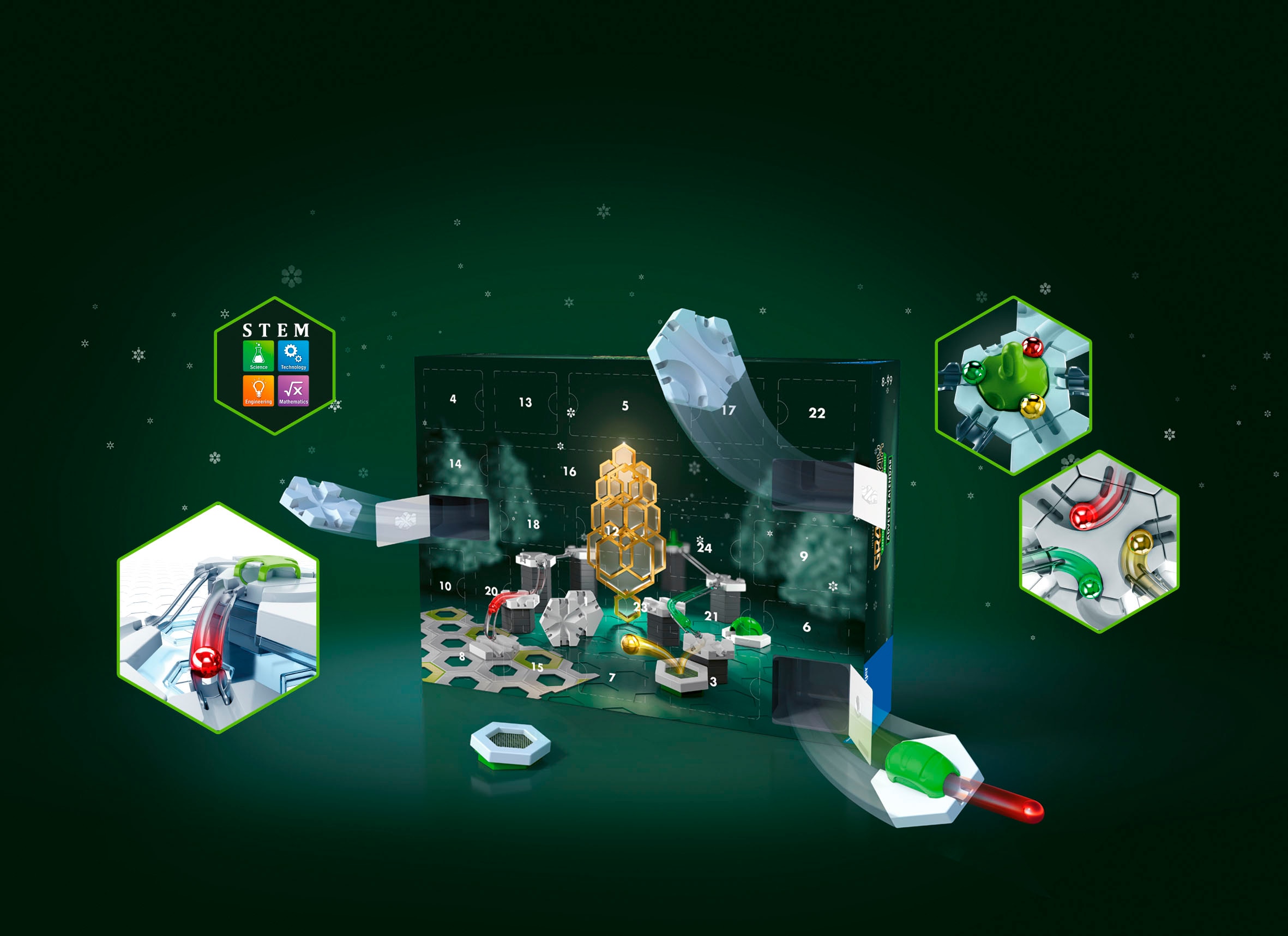 Ravensburger Spielzeug-Adventskalender »GraviTrax«, ab 8 Jahren