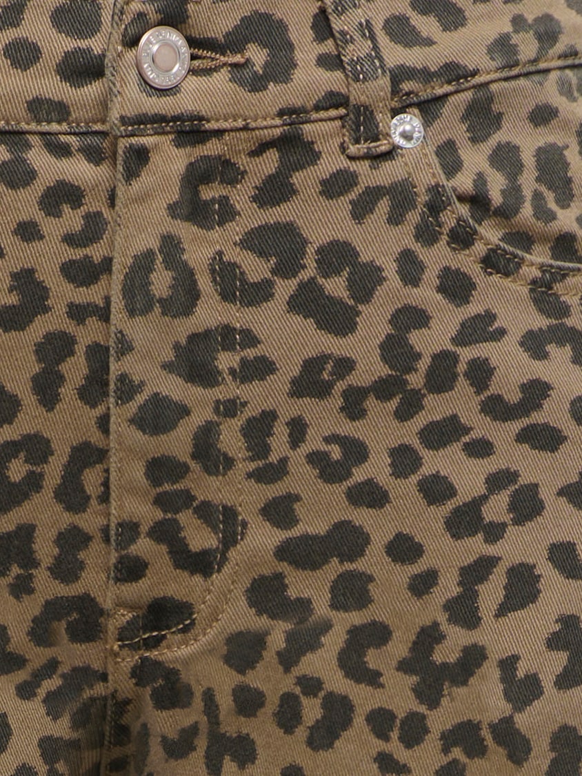 ONLY High-waist-Jeans »ONLMADISON HW WIDE ANIMAL PANT CC PNT« Baumwollmischung