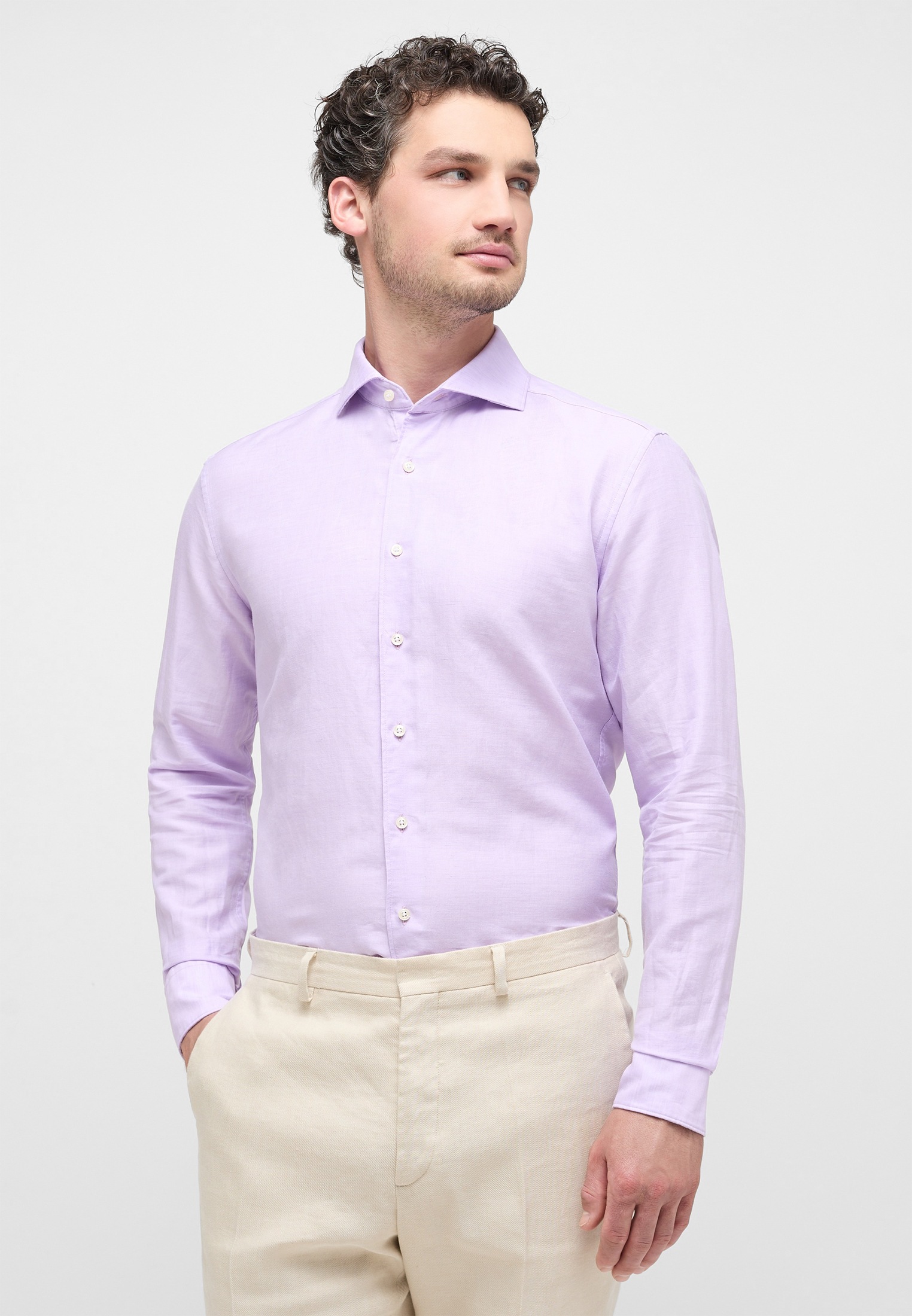 Eterna Langarmhemd "SLIM FIT", EASY IRON (bügelleicht) günstig online kaufen