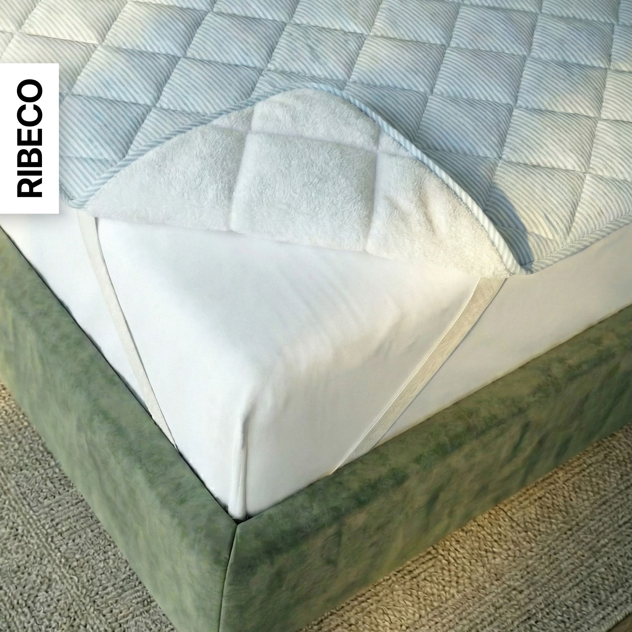 RIBECO Matratzenauflage »Top Cool, Auflage 90x200 cm, 120x200 cm, 180x200 cm, wendbar« Matratzenschoner, mit über 1.400 positiven Kundenbewertungen!