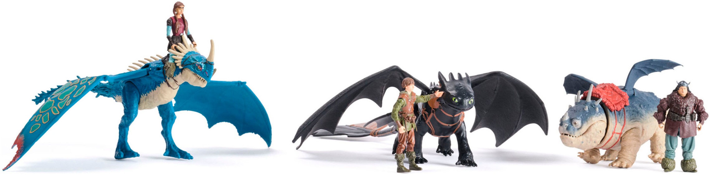 Spin Master Spielfigur »Dragons Movie - Viking & Dragon - Fleischklops & Fischbein«