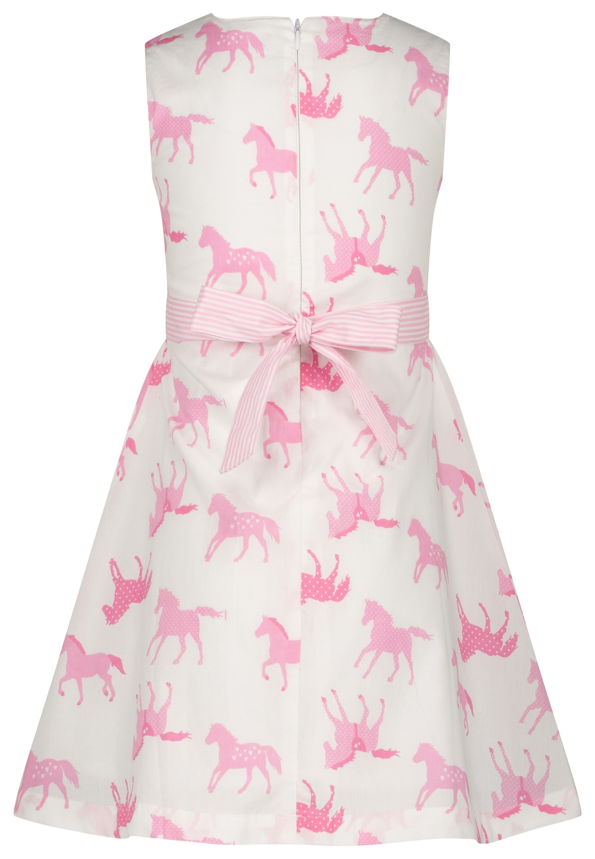 SALT AND PEPPER Jerseykleid »Gewebt«, mit tollem Pferde-Alloverprint