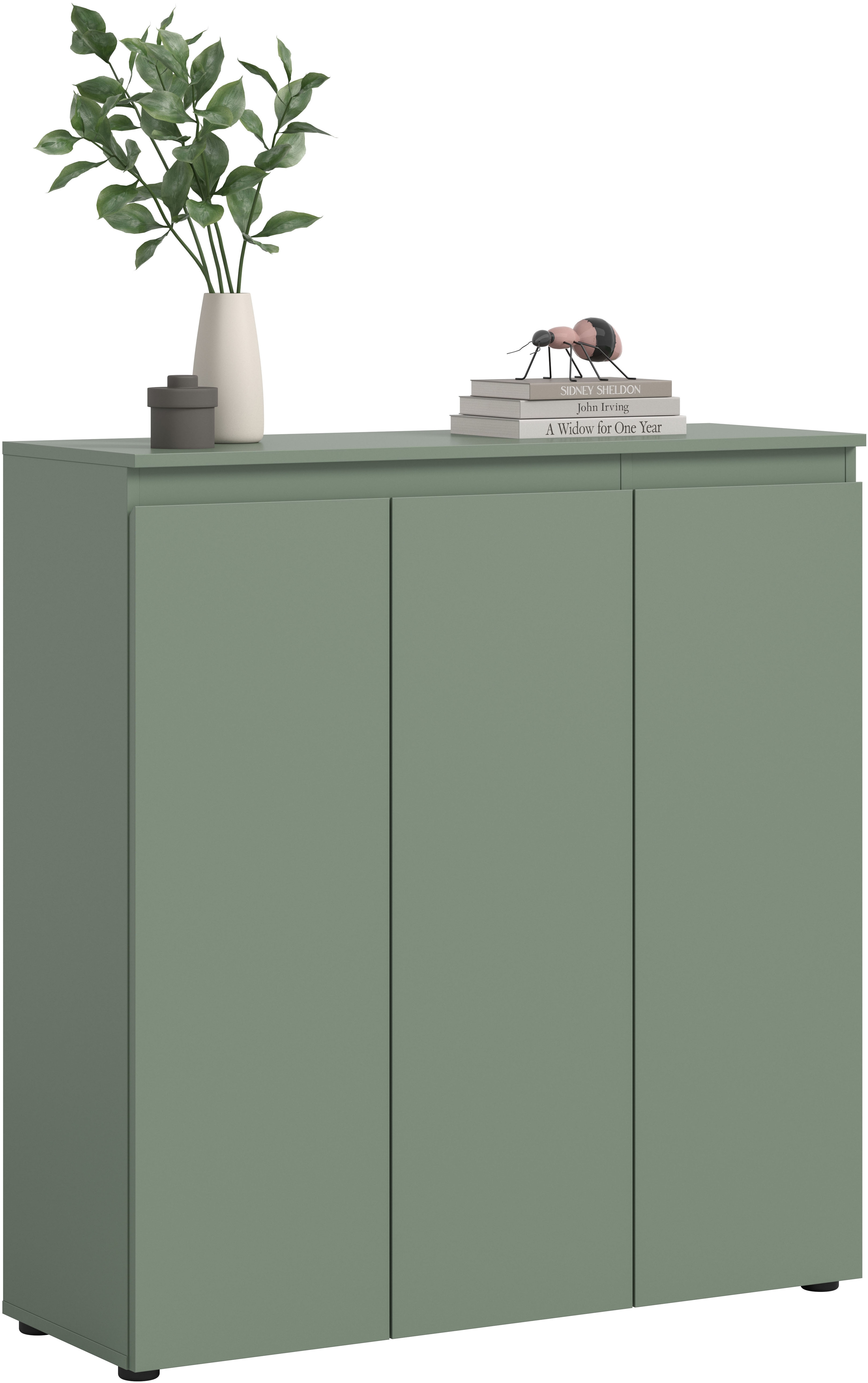 Home affaire Mehrzweckschrank "CIPELA, 105x111 cm, viel Stauraum, variable Einlegeböden, universal" in vielen verschiedenen Trendfarben verfügbar, 1 Stk. tlg. Schuhschrank, Kleiderschrank, Universalschrank, Aktenschrank, Schrank