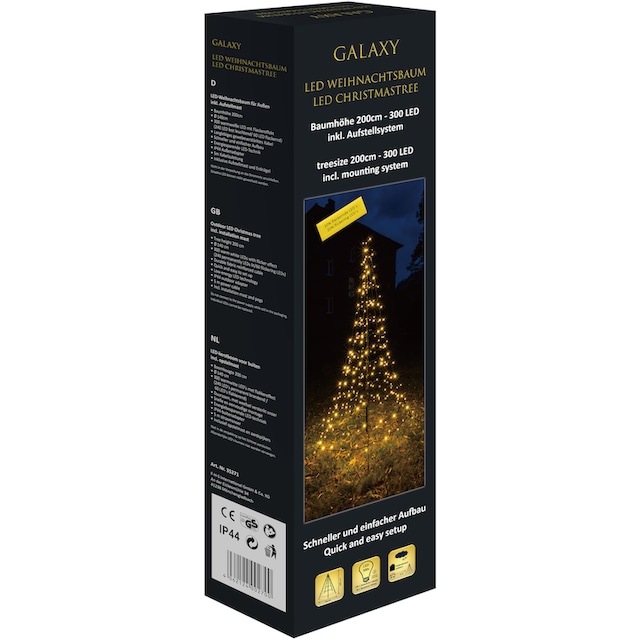 GALAXY LED Dekolicht »Weihnachtsdeko aussen«, 300 flammig-flammig, stromsparende  LED | BAUR