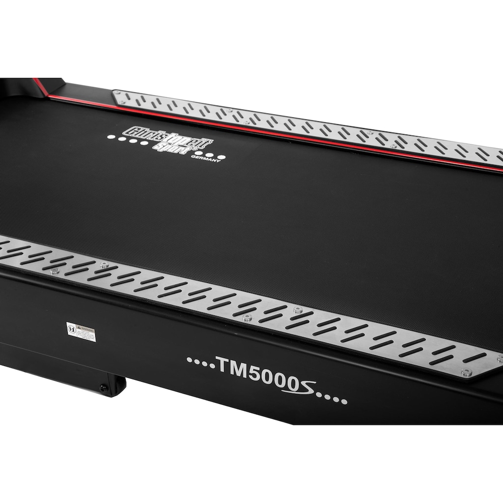 Christopeit Sport® Laufband »TM 5000S«, mit Höchstgeschwindigkeit 22 km/h und Soft-Drop Faltmechanismus
