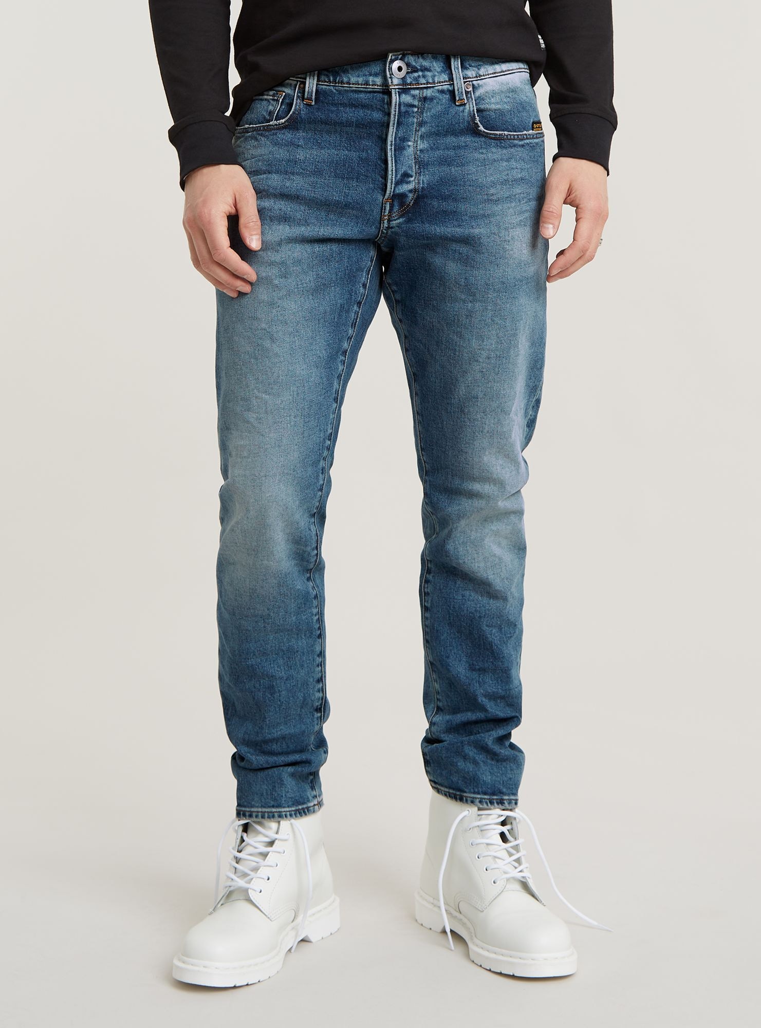 G-STAR 5-Pocket-Jeans "3301 Regular Tapered Jeans" günstig online kaufen
