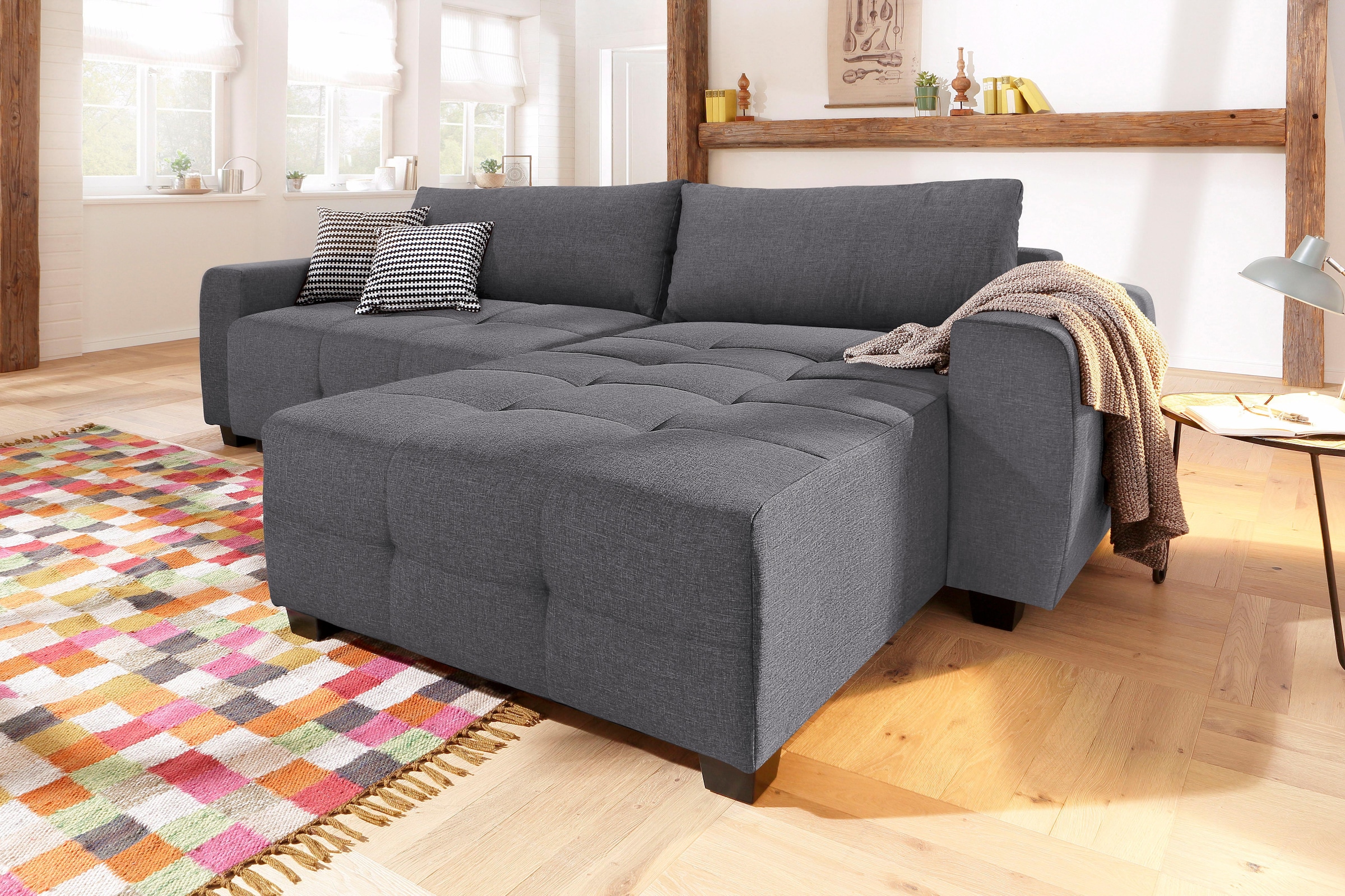 Home affaire Ecksofa "Bella L-Form, B: 254 cm - OTTO. Verlässliche Qualität günstig online kaufen