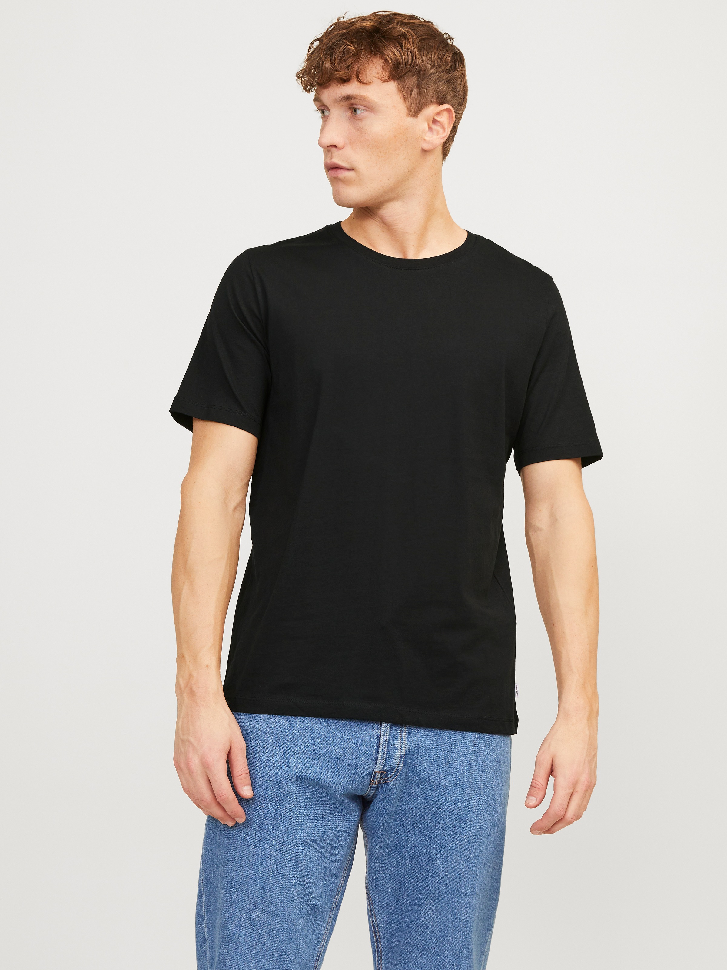 Thumbnail - Jack & Jones T-Shirt "JJEORGANIC BASIC TEE SS O-NE 5PK MP NOOS" Packung, 5er-Pack, 5 Stk.