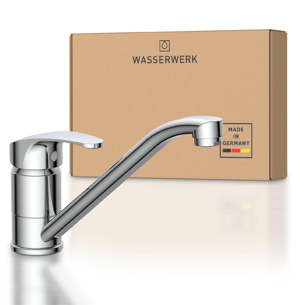 WASSERWERK Spültischarmatur »WK 8, Wasserhahn, Küche, Einhebelmischer«