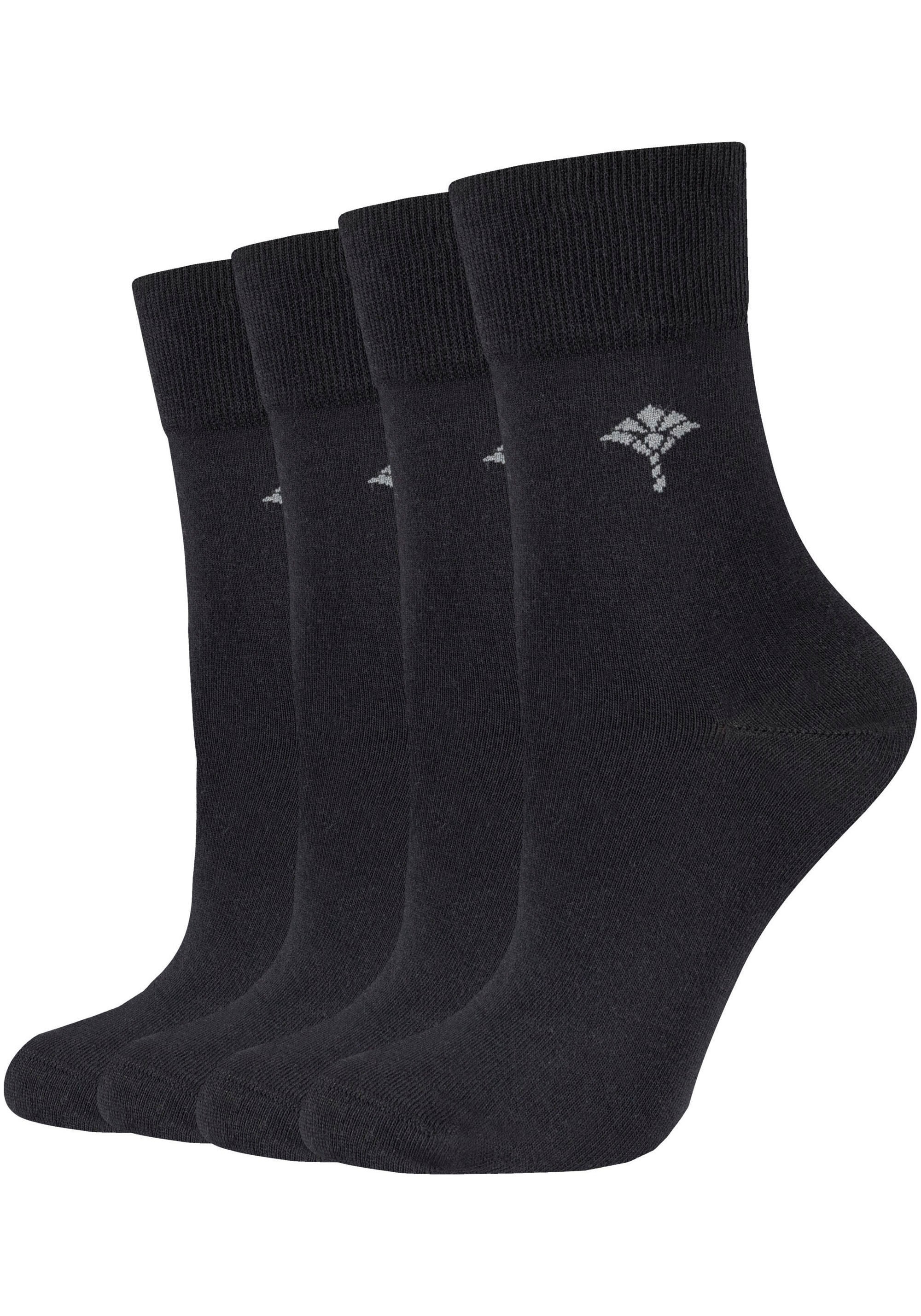 JOOP Socken "For your daily" 4 Paar, 4 Paar tlg. mit Cornflower-Logo, Rippe günstig online kaufen