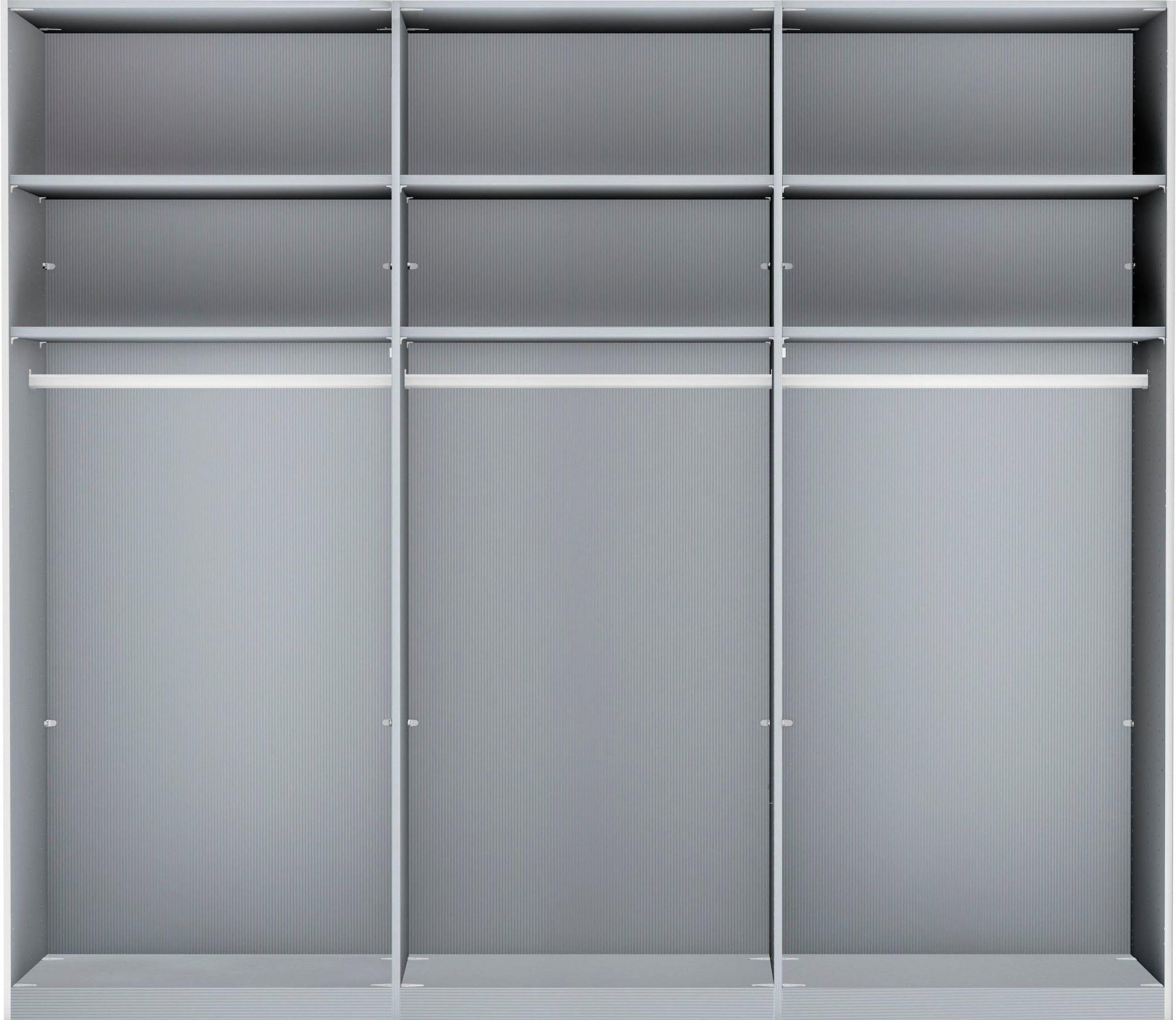 WIEMANN Schwebetürenschrank »Monaco«, hochwertige Glas- und Spiegelfront