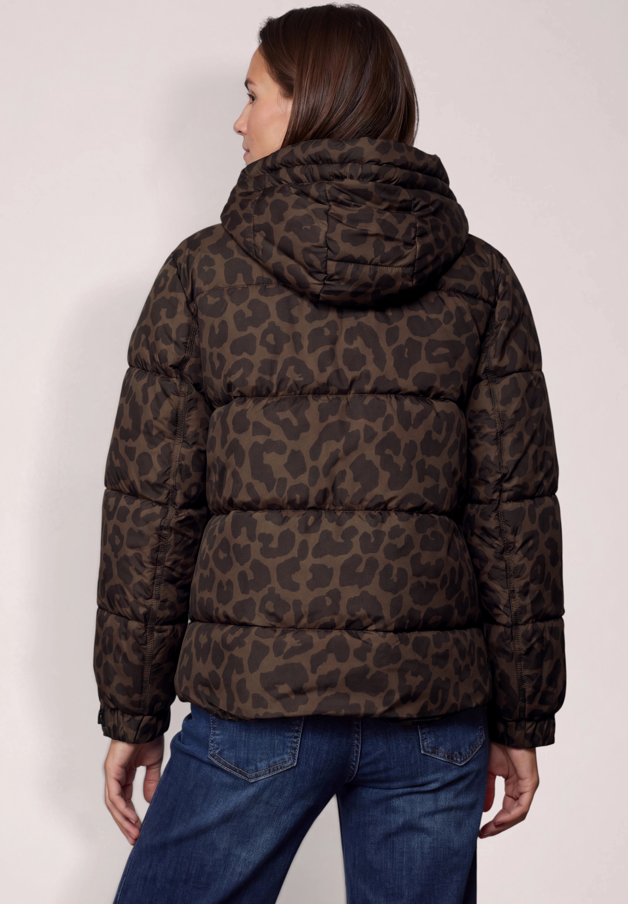 Cecil Steppjacke mit Kapuze mit moderner Steppung