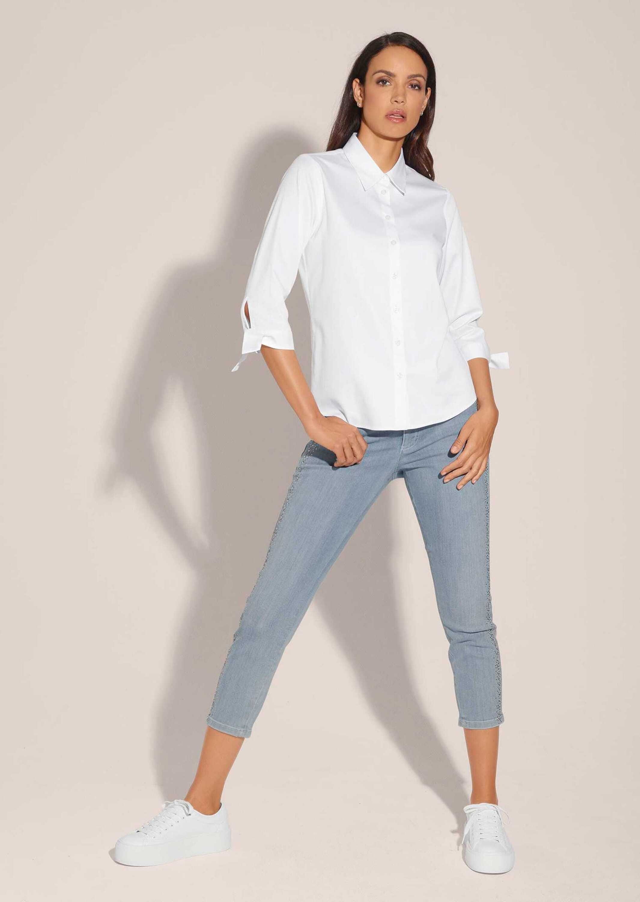 Thumbnail - MADELEINE Hemdbluse "Hemdbluse Elegantes Blusenshirt mit Schleifenärmeln"