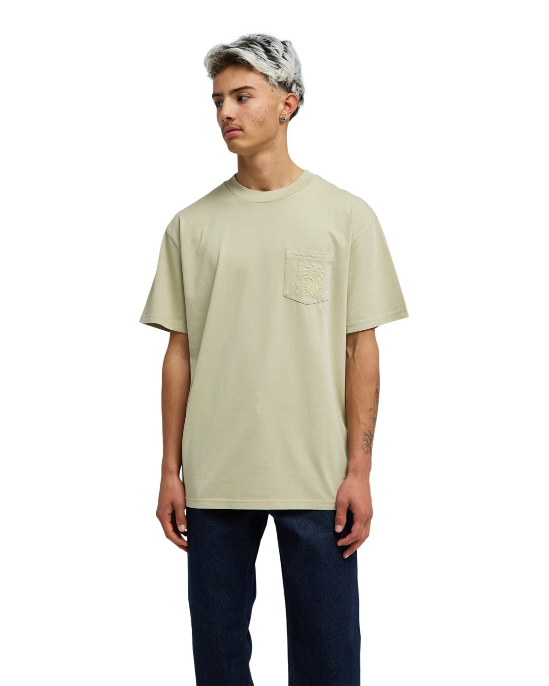 Quiksilver Oxni Washed Seneca Rock T-shirt Green M