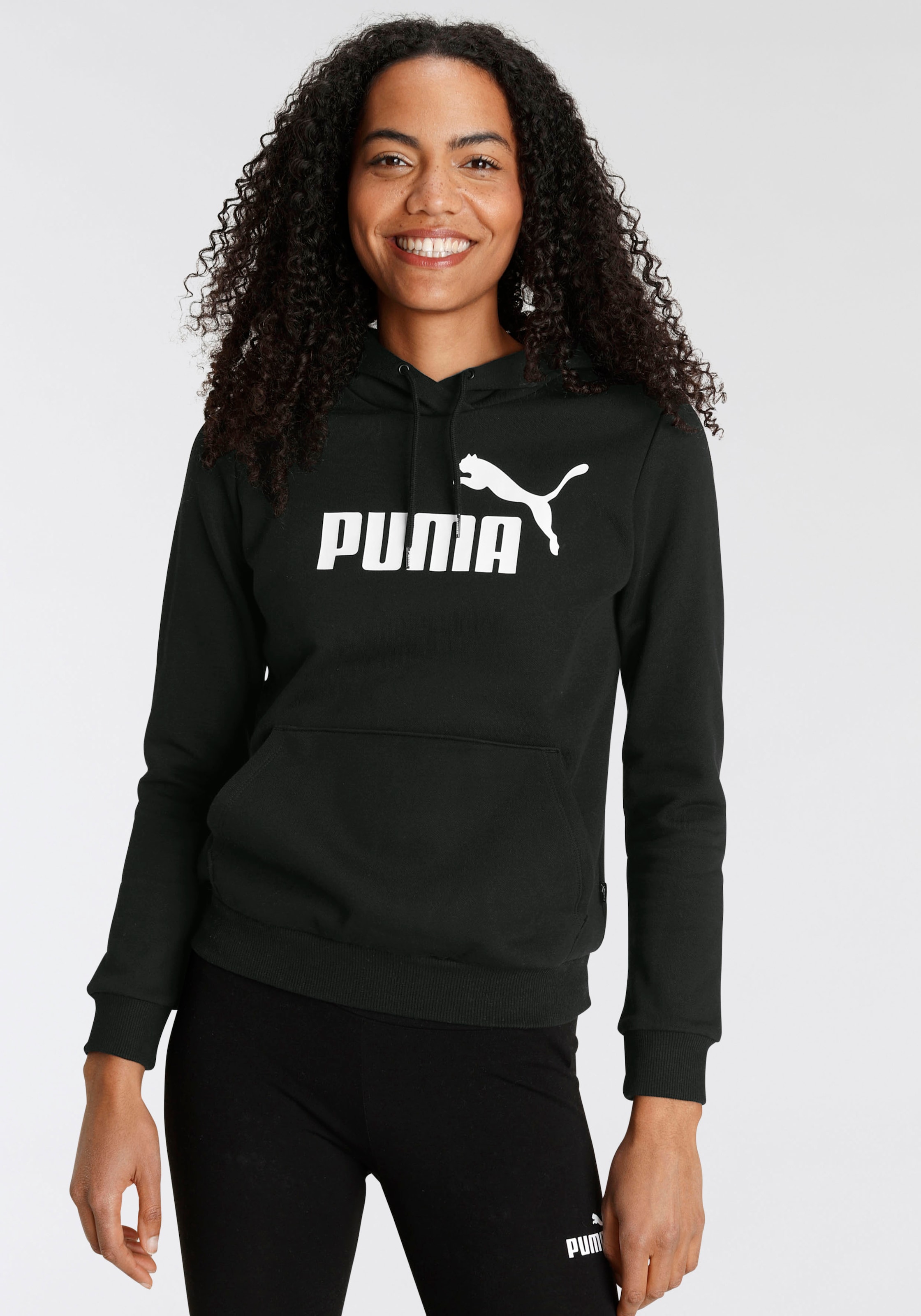 PUMA Kapuzensweatshirt "ESS LOGO HOODIE FL"