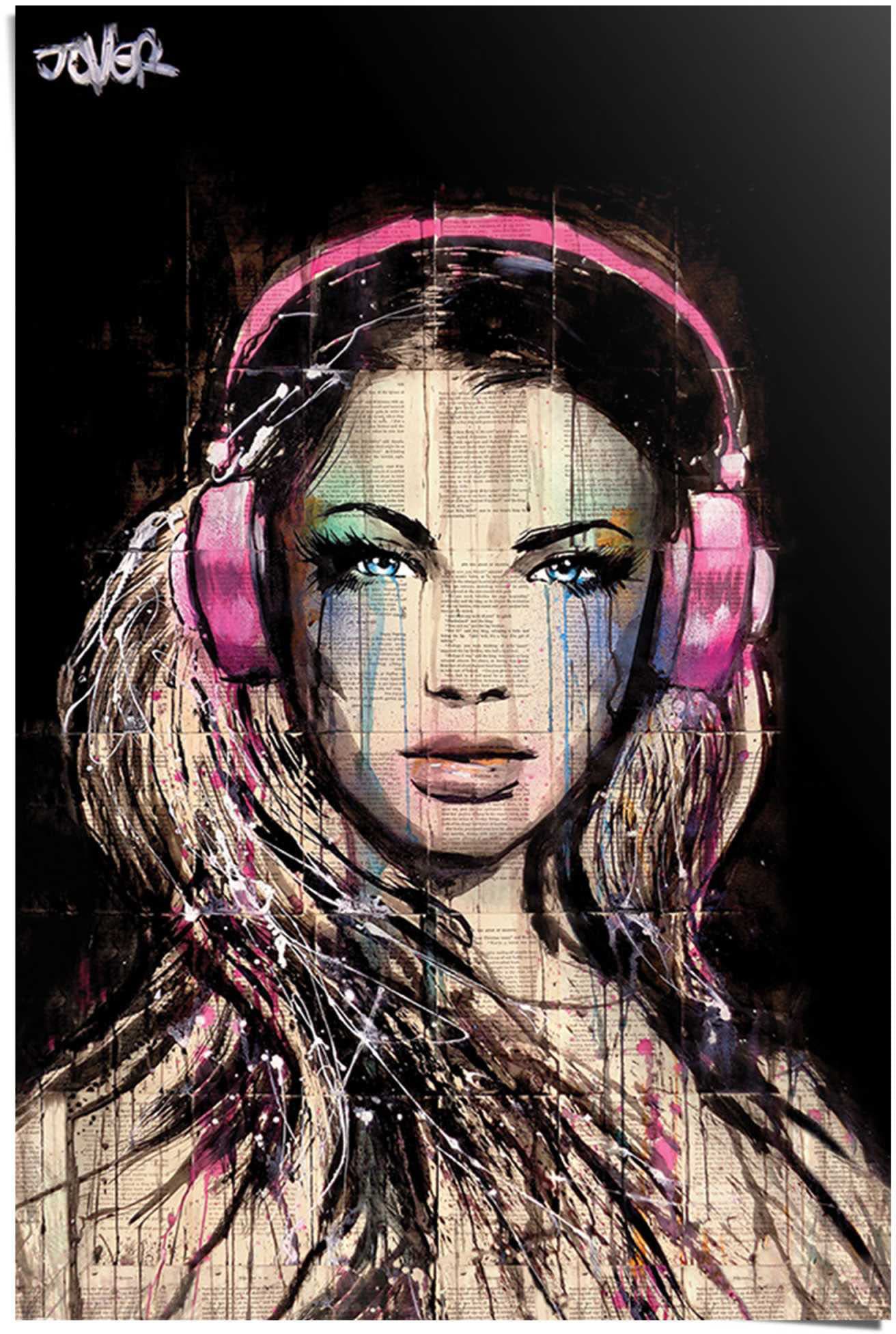 Reinders Poster "DJ Girl Loui Jover" 1 Stk. tlg. günstig online kaufen