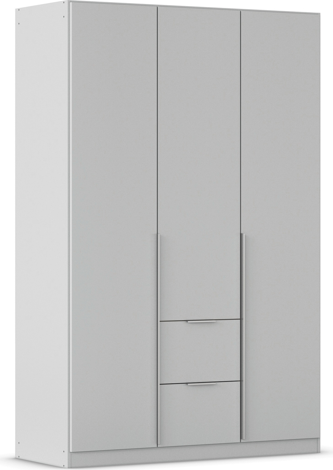 OTTO home Drehtürenschrank "Kleiderschrank Schrank Garderobe AGORDO mit Dekor- oder Hochglanzfront" in zwei Griff-Farben, Breite 136 cm, mit Außenschubkästen, Serie in 7 Breiten und 2 Höhen MADE IN GERMANY