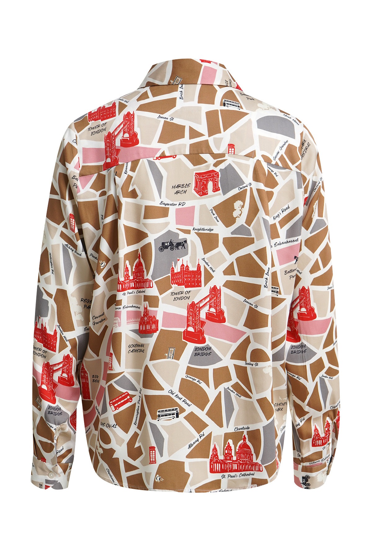 Milano Italy Langarmbluse mit All Over Print