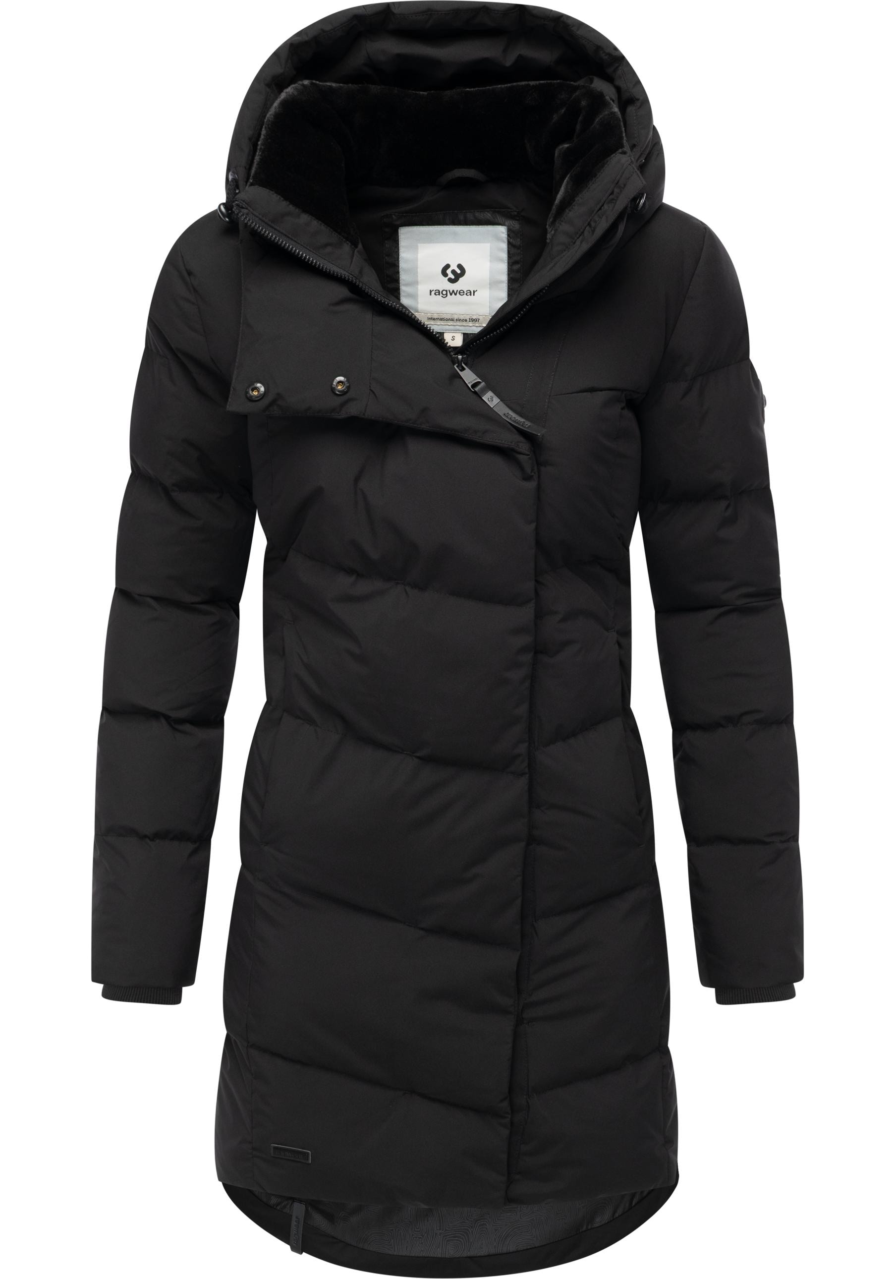 Ragwear Wintermantel »Pavla Soft YOUMODO«, Wasserdichter Steppmantel mit Fleecekragen