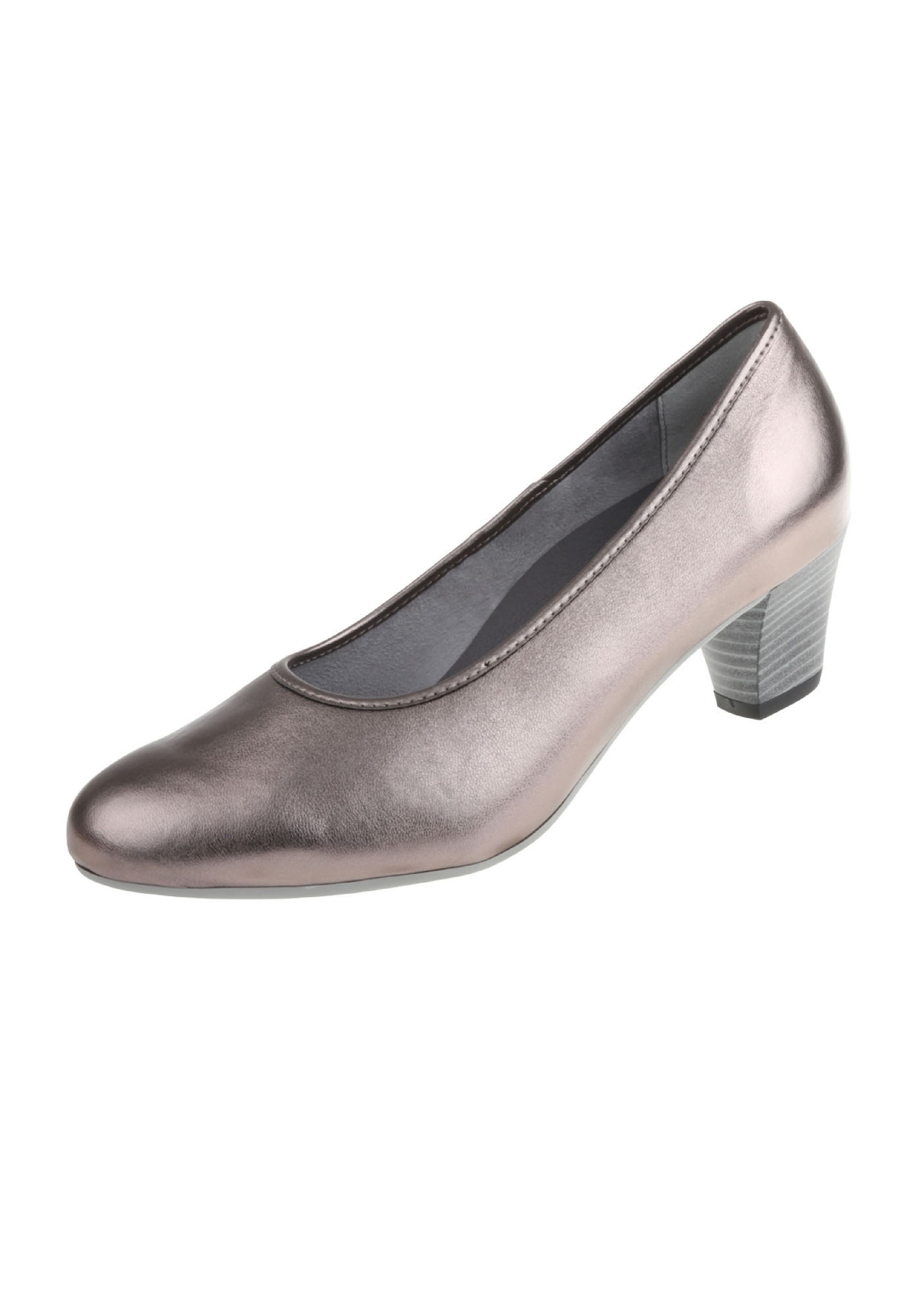 Pumps »Dela«, mit Metallic-Lederoptik