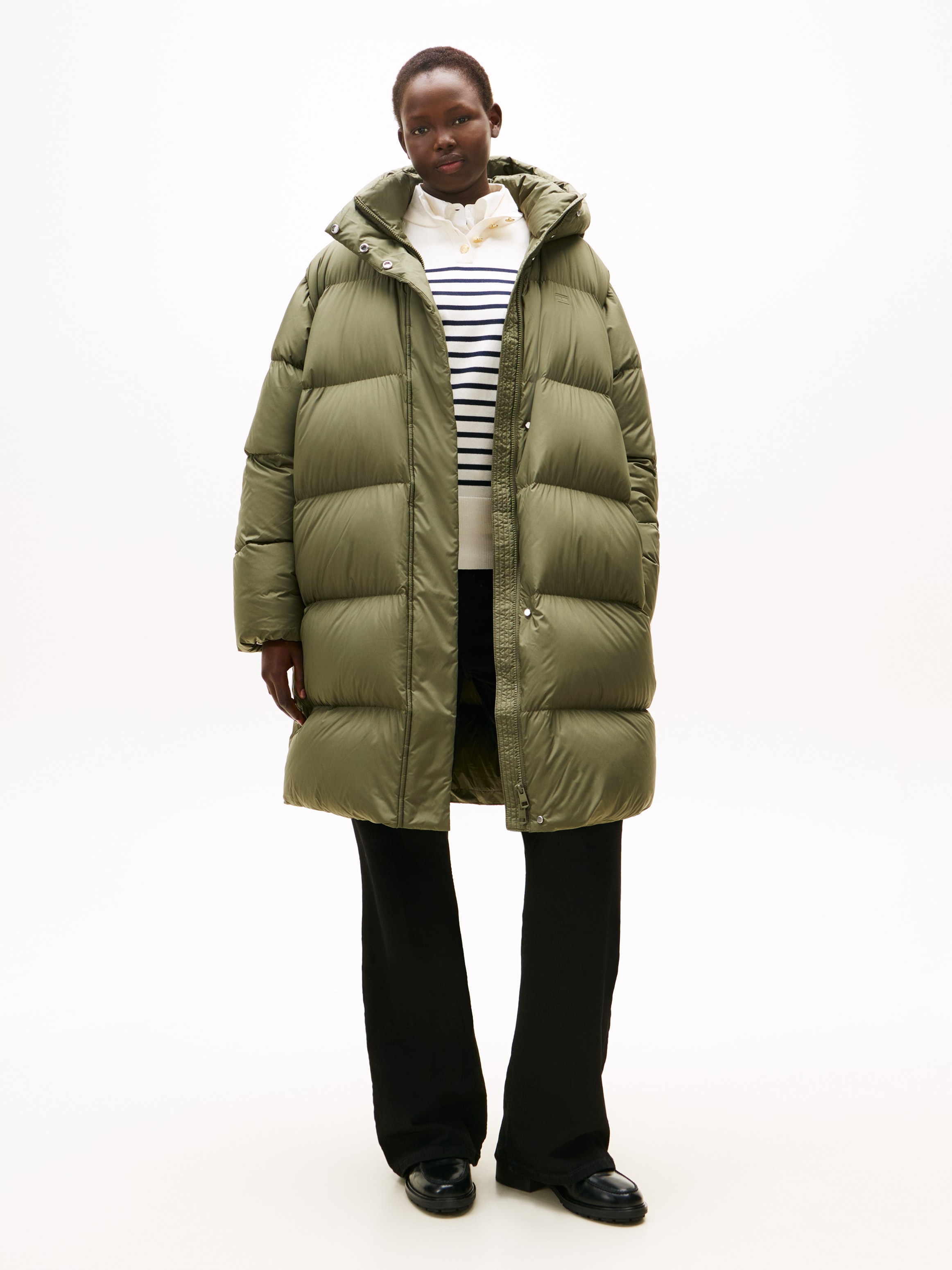 Tommy Hilfiger Curve Daunenmantel "CRV MODERN DOWN REG COAT" in großen Größ günstig online kaufen