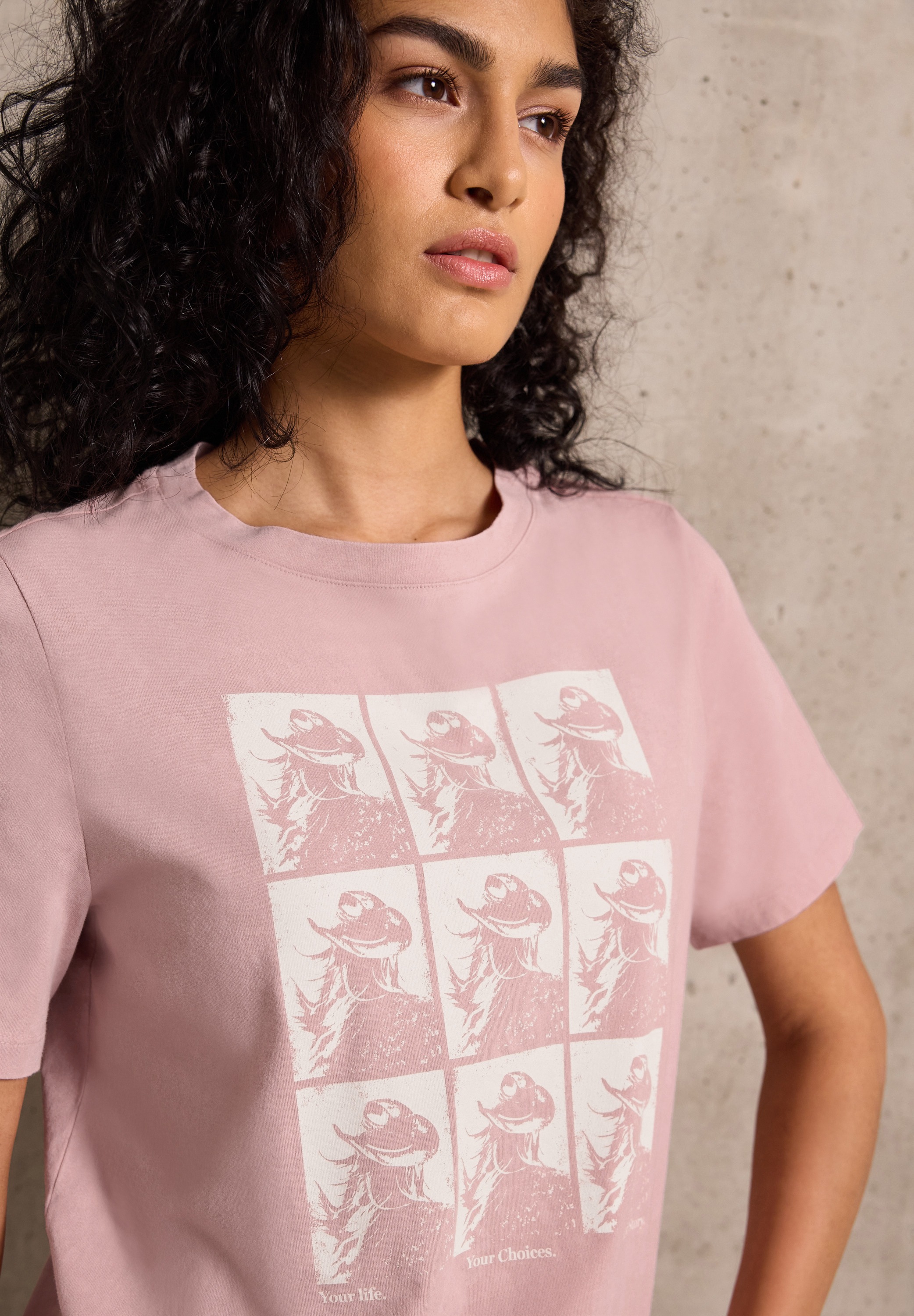 STREET ONE STUDIO Print-Shirt aus reiner Baumwolle