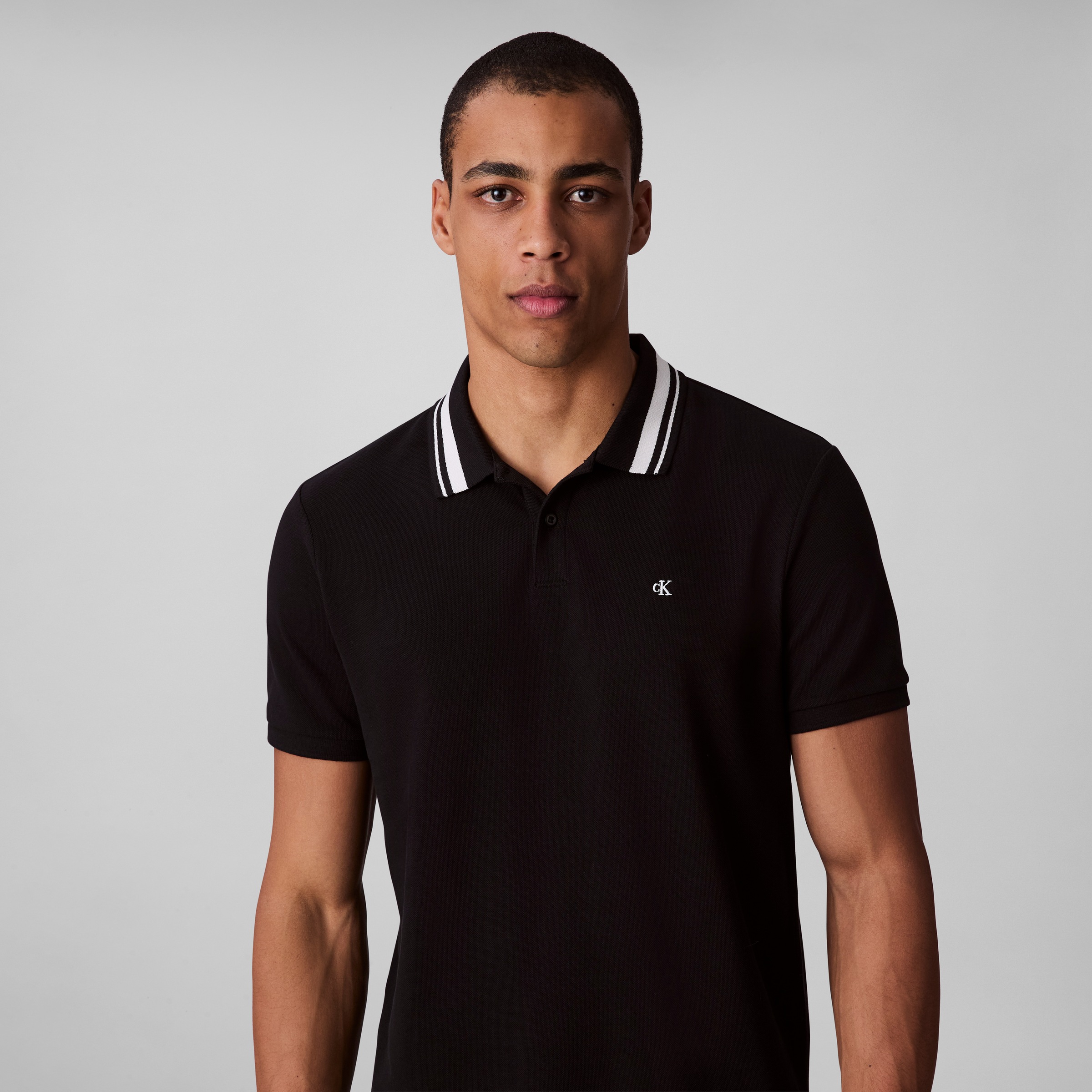 Calvin Klein Jeans Poloshirt "SS CSL PQ CLSSC TPPD", Mit Rundhalsausschnitt günstig online kaufen