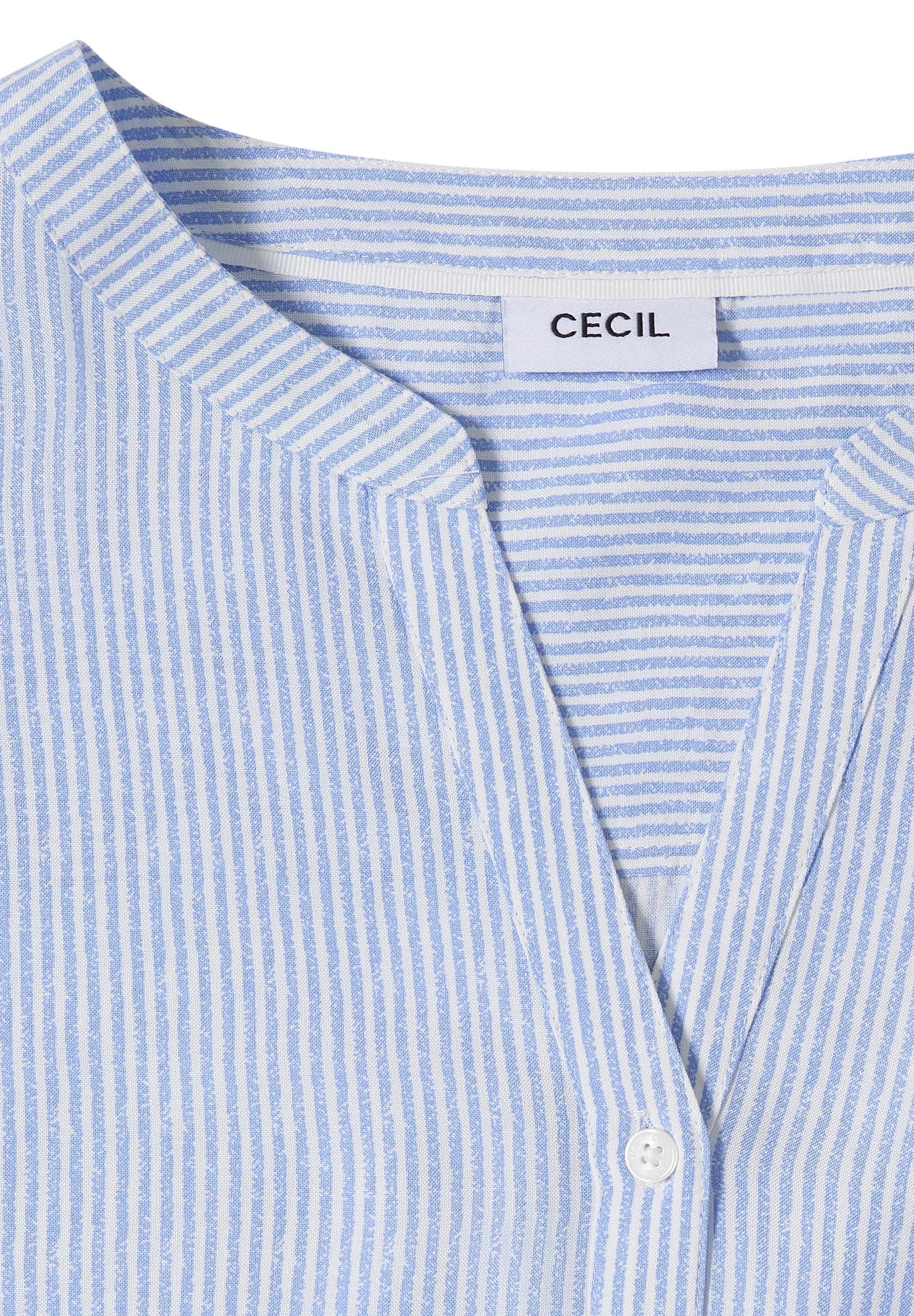 Cecil Kurzarmbluse im Streifendesign