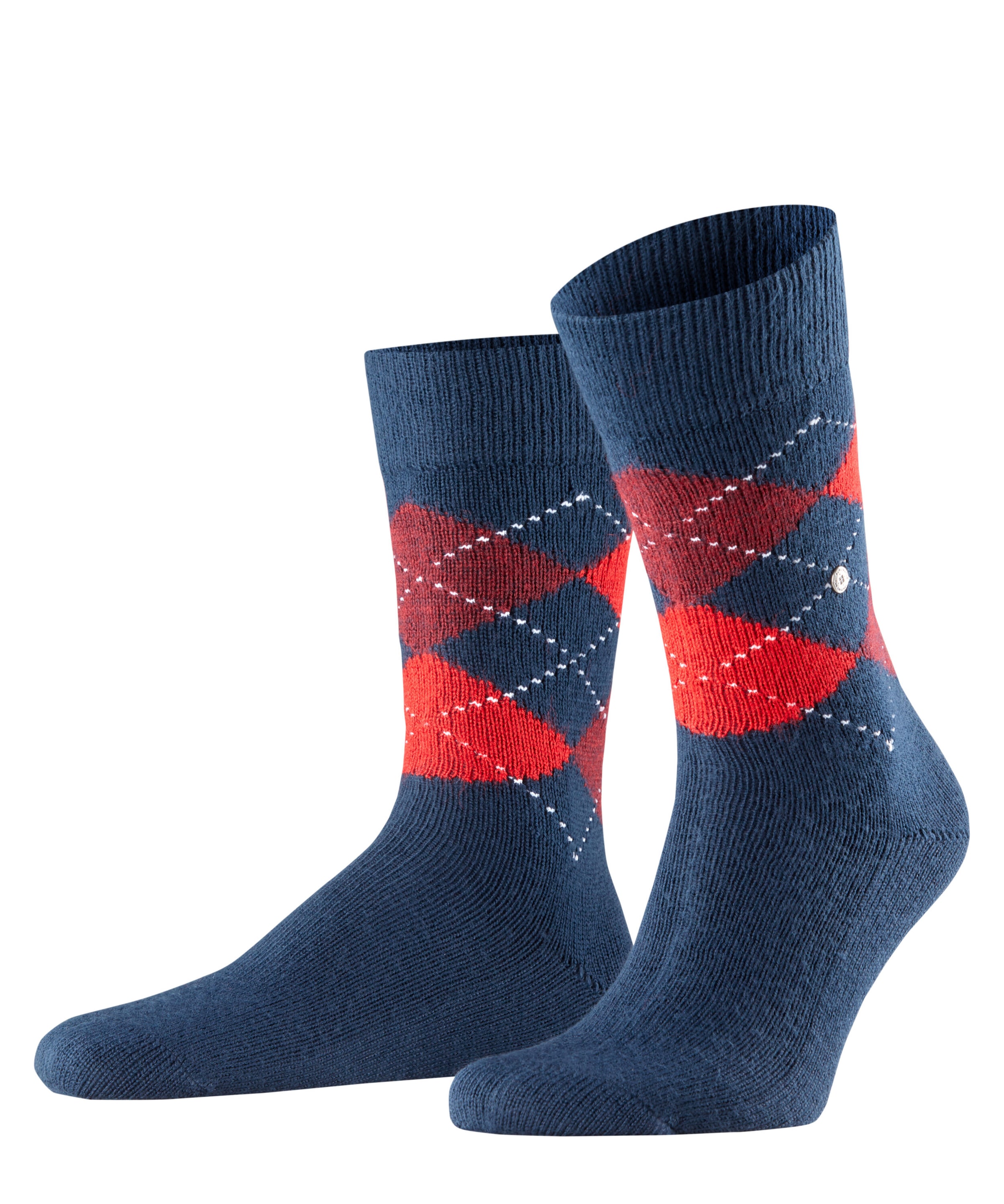 Burlington Socken »Preston« mit Raute; verstärkt, hochwertig, kariert