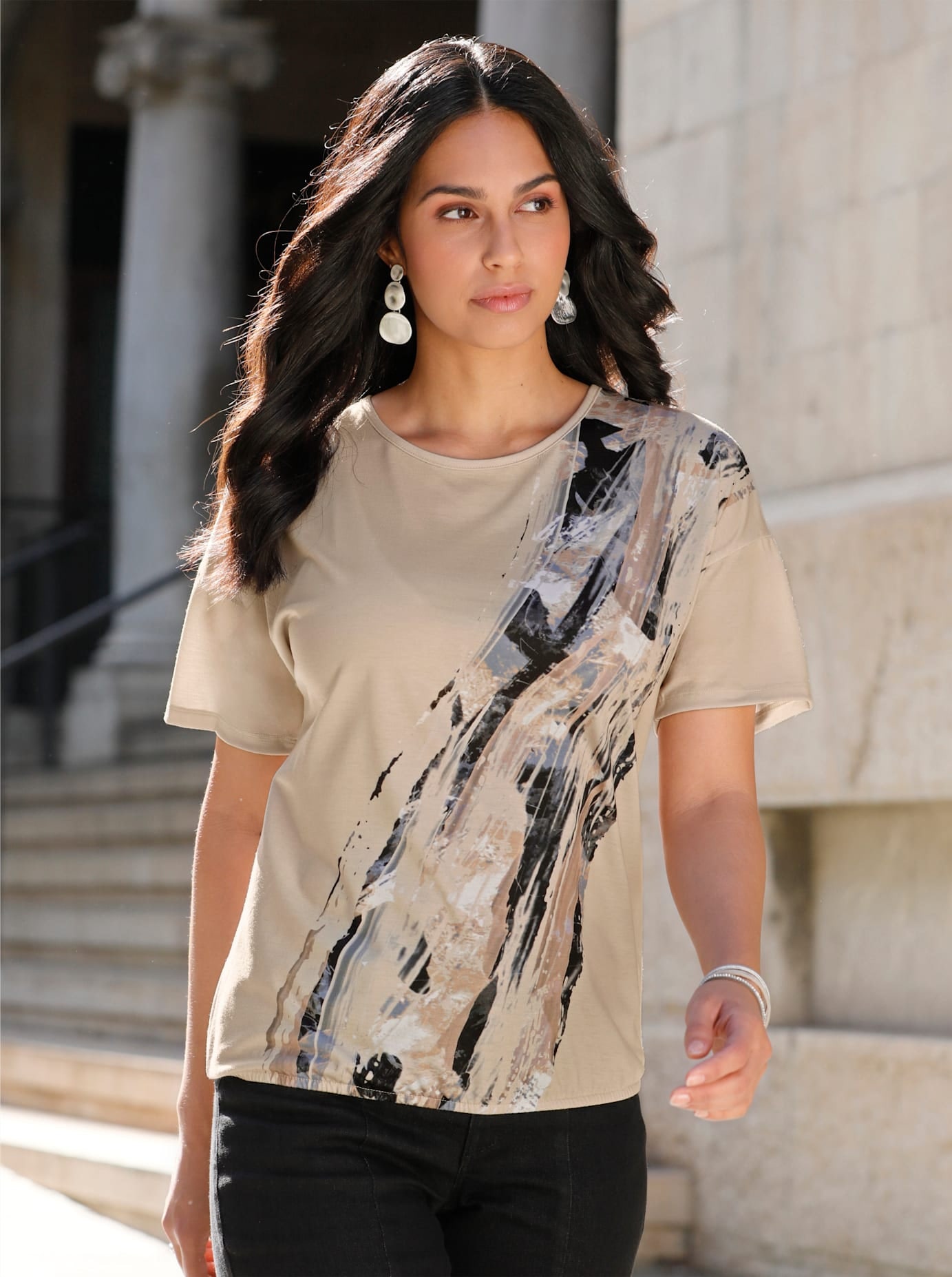 Inspirationen Rundhalsshirt "Shirt" 1 Stk. tlg. günstig online kaufen