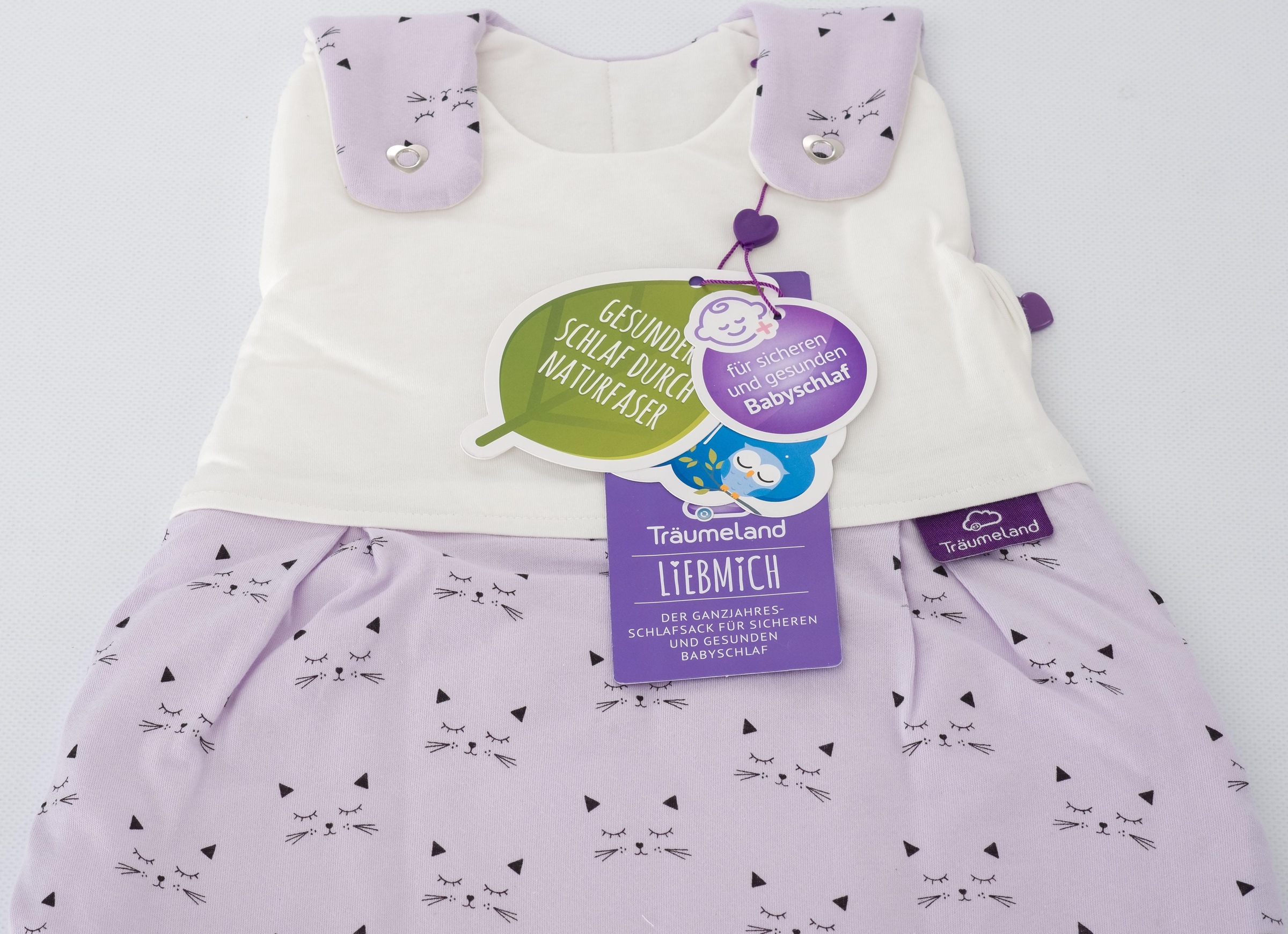 Träumeland Babyschlafsack »Außenschlafsack Schmusekatez«