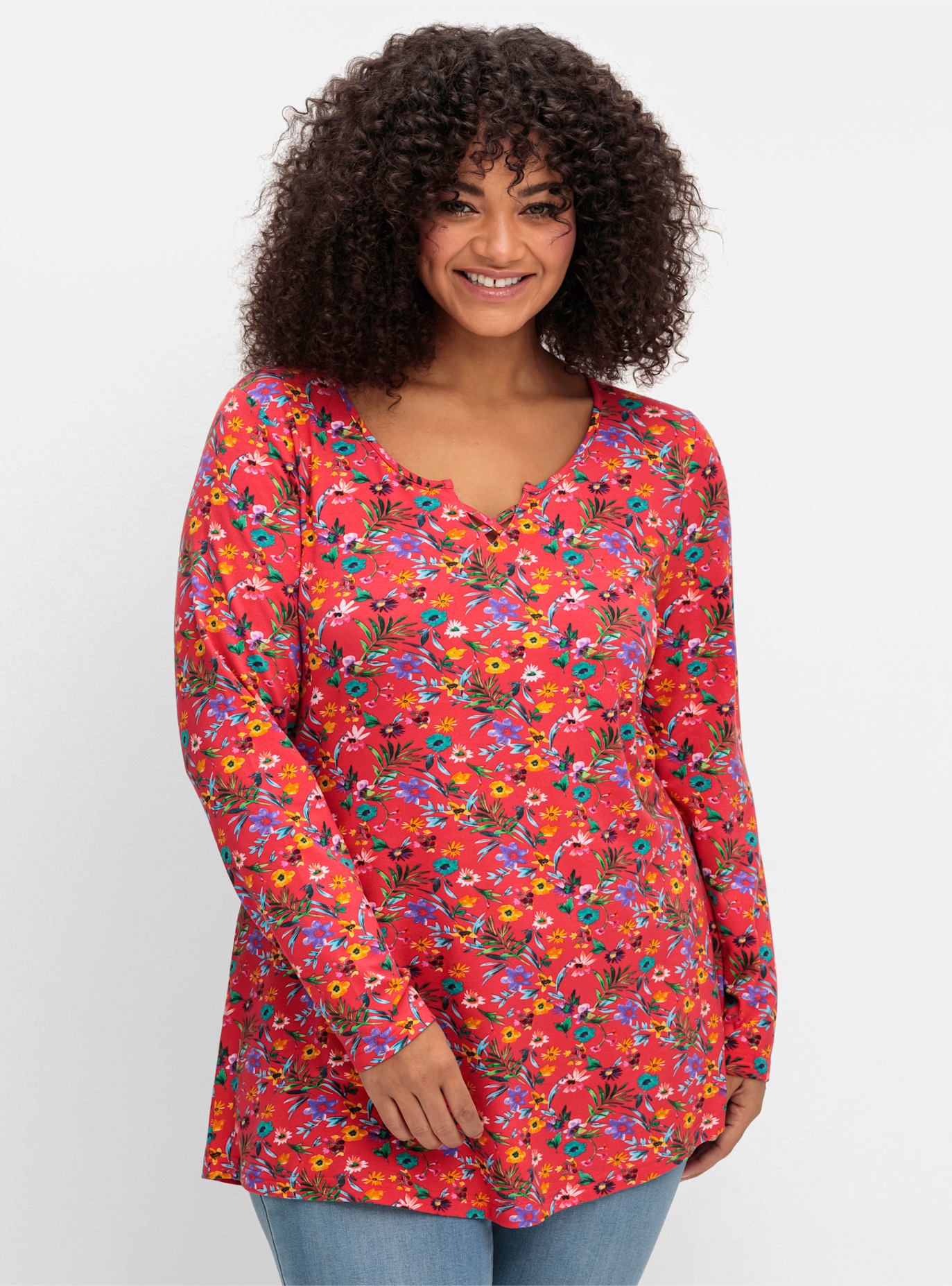 sheego by Joe Browns Longshirt "Longshirt", (1 tlg.) günstig online kaufen