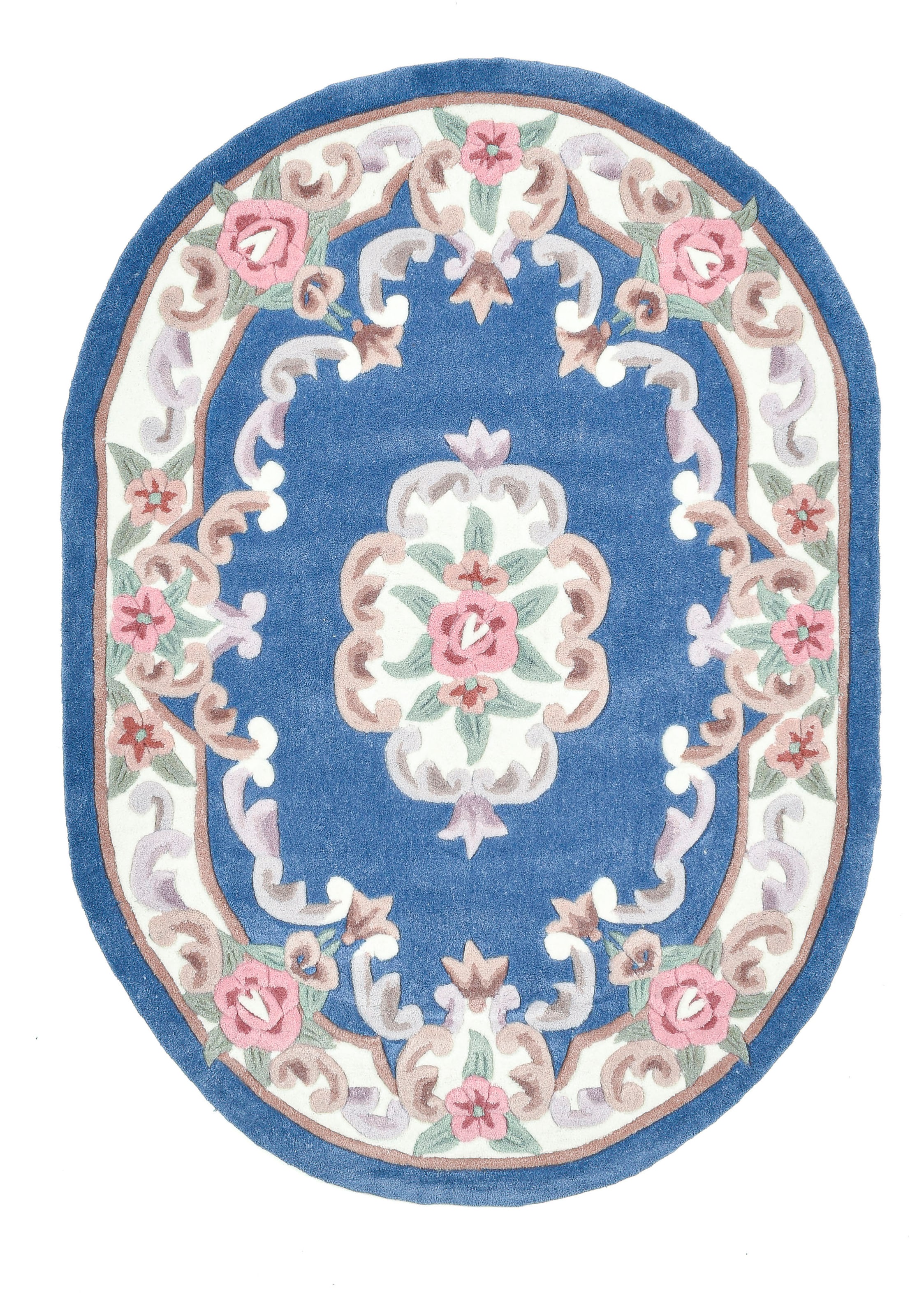 THEKO Teppich »Ming«, oval, hochwertiges Acrylgarn, ideal im Wohnzimmer & Schlafzimmer