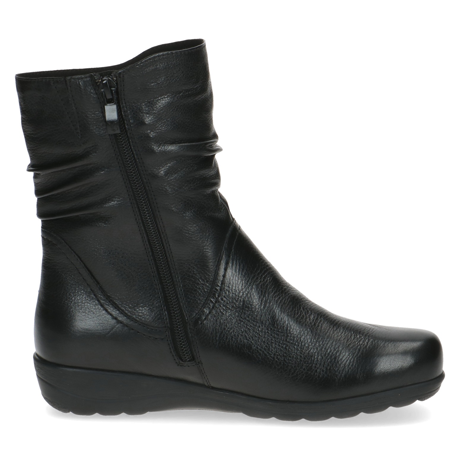 Caprice Snowboots, Keilabsatz, Outdoorboots, Kurzstiefel mit Fellimitat am Schaftrand
