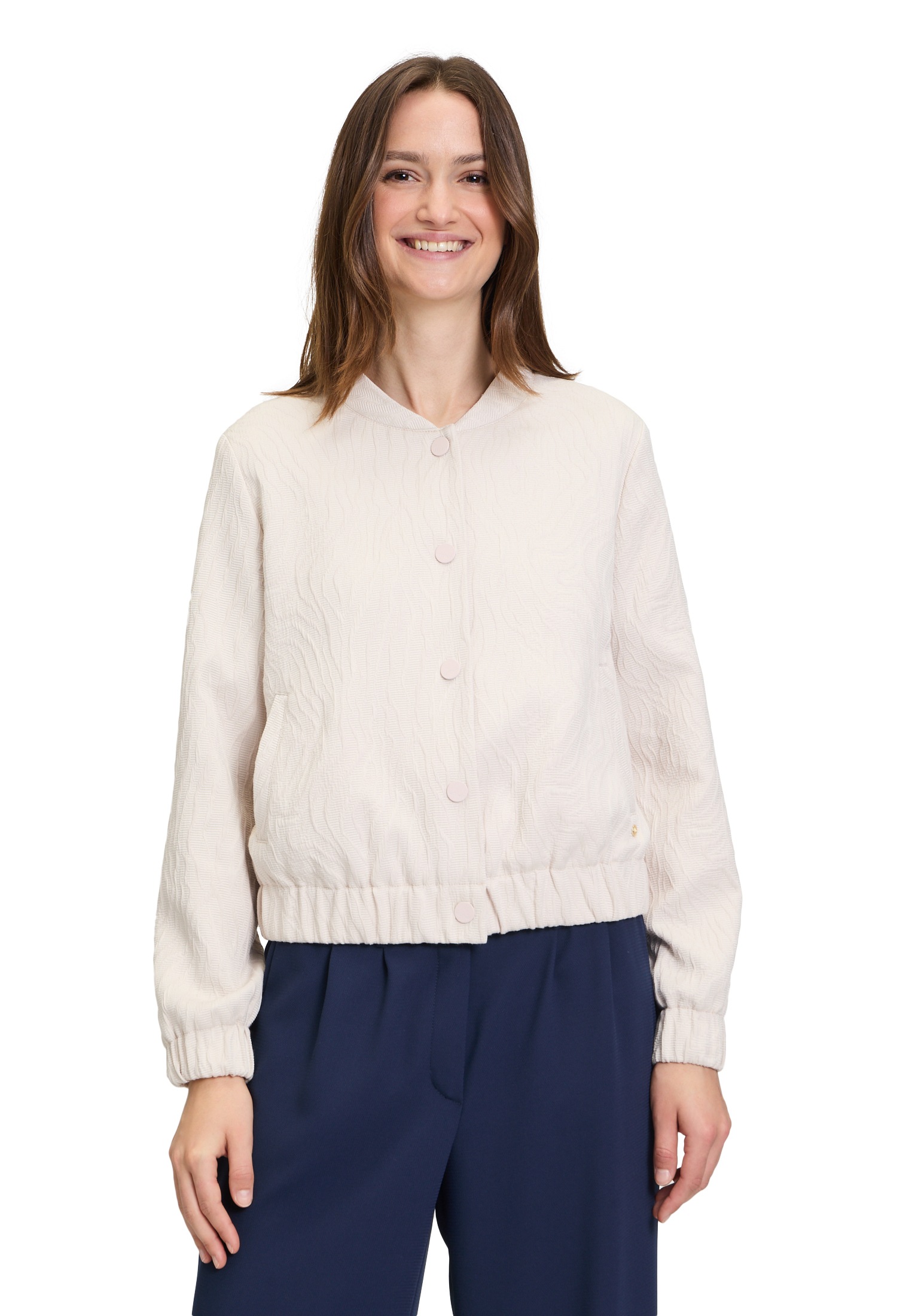 Betty&Co Jackenblazer "Betty & Co Damen Blouson mit Jacquard", Material günstig online kaufen