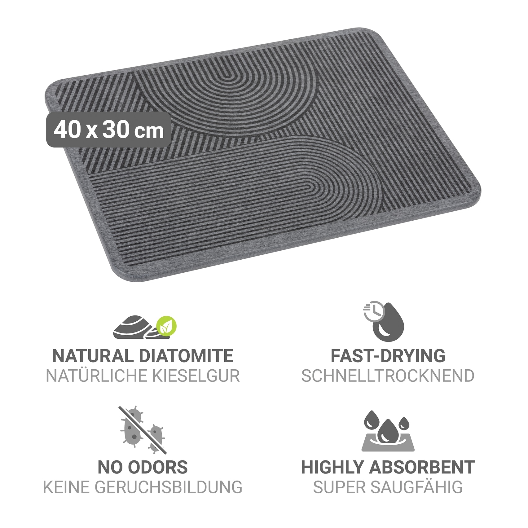 WENKO Abtropfmatte »Modell Damon«