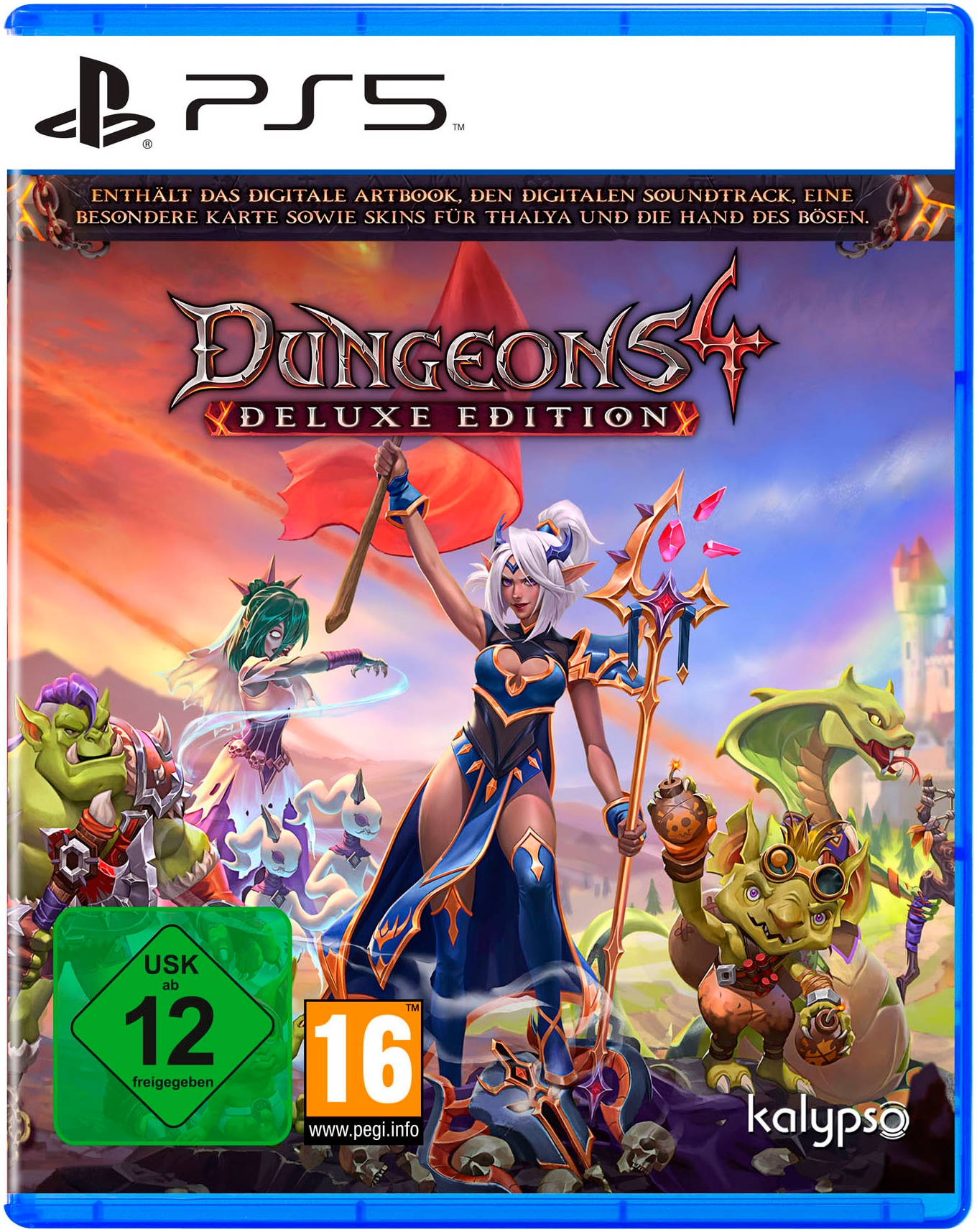 KALYPSO MEDIA Spielesoftware "Dungeons 4 - Deluxe Edition", transparent (ohne farbbezeichnung), PlayStation 5, Spielesoftware
