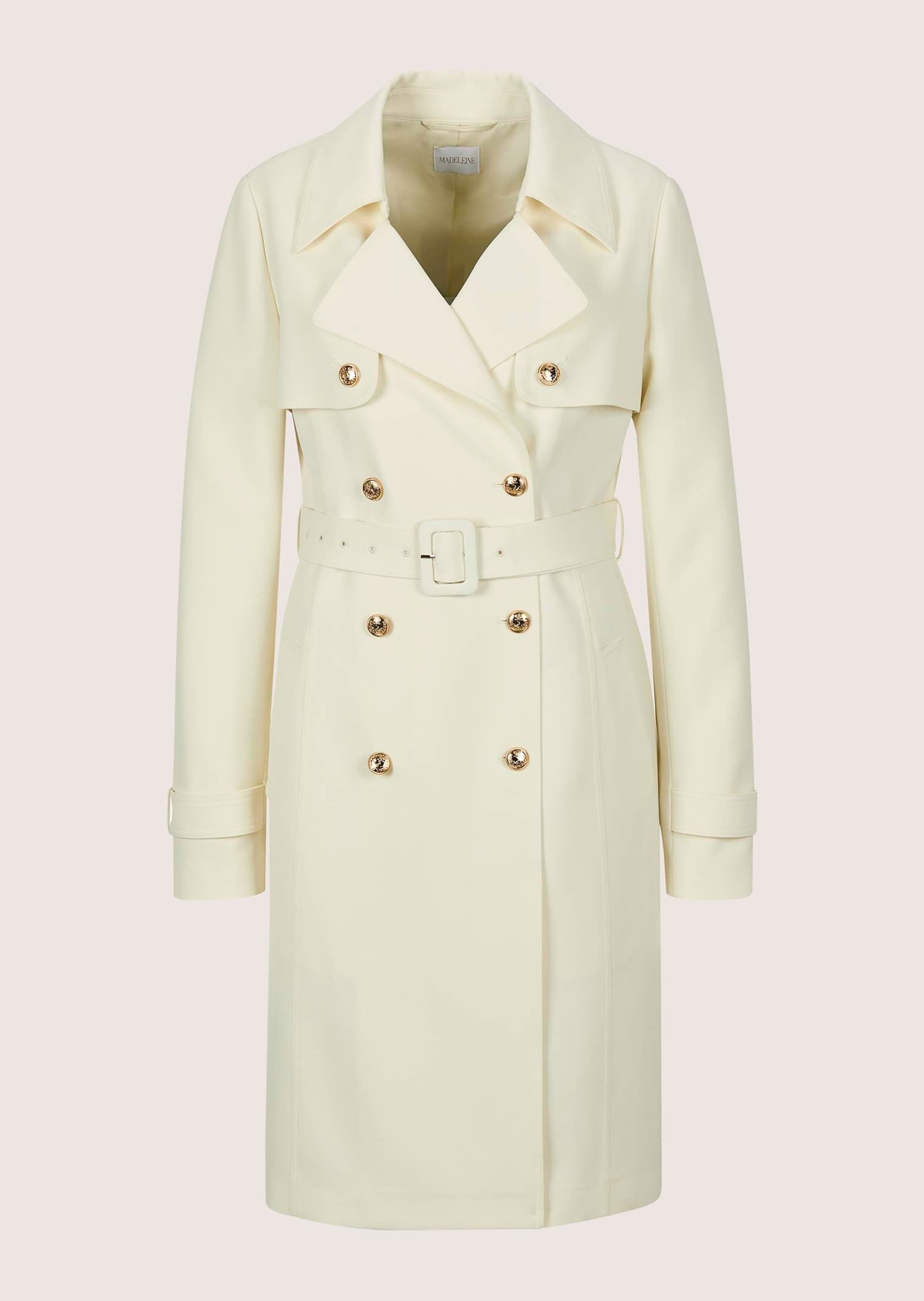 MADELEINE Trenchcoat "Trenchcoat Eleganter Zweireiher mit breitem Reverskra günstig online kaufen