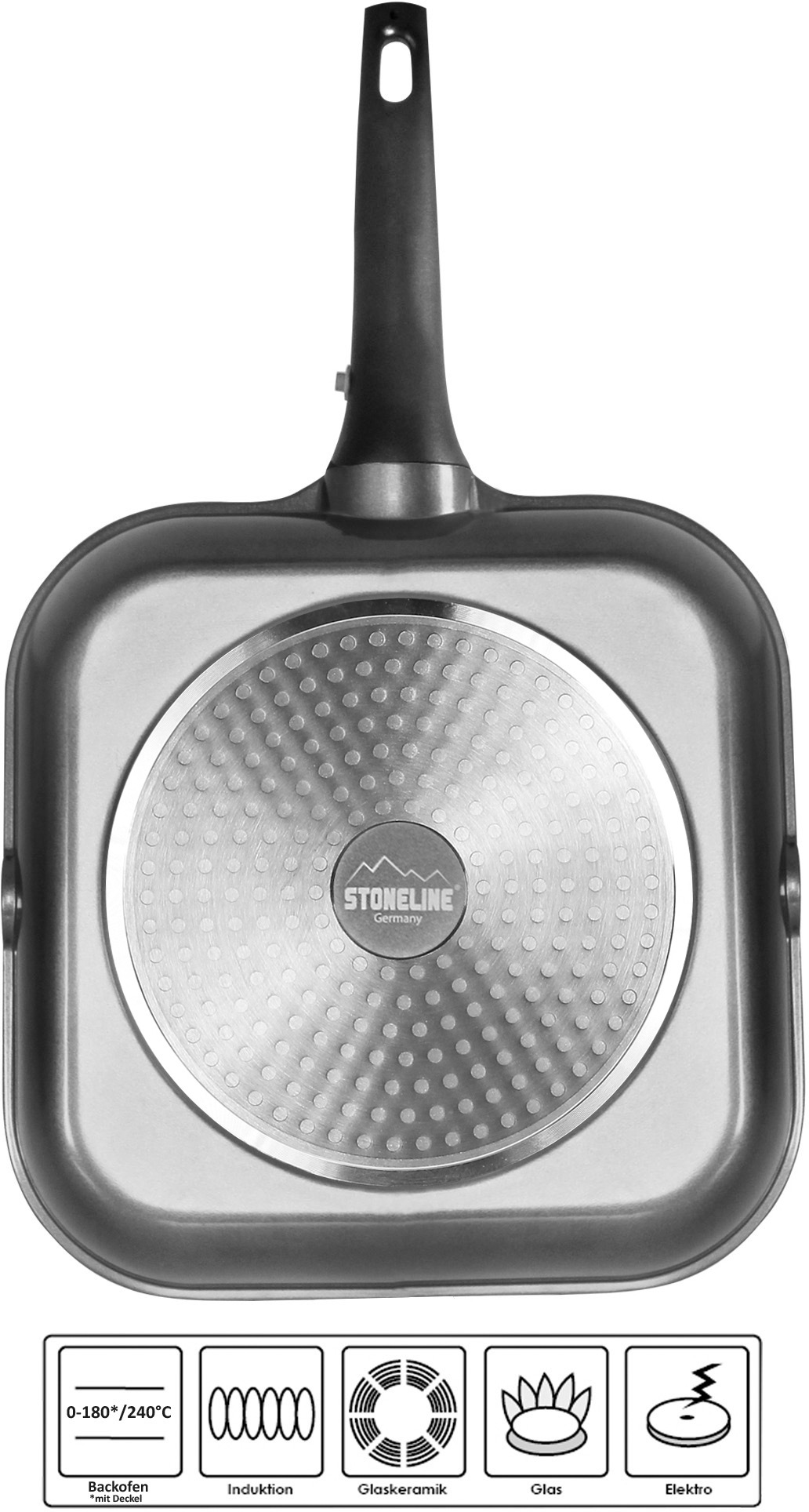 STONELINE Grillpfanne "Imagination PLUS" Aluminiumguss 1 Stk. tlg. 28 x 28 günstig online kaufen