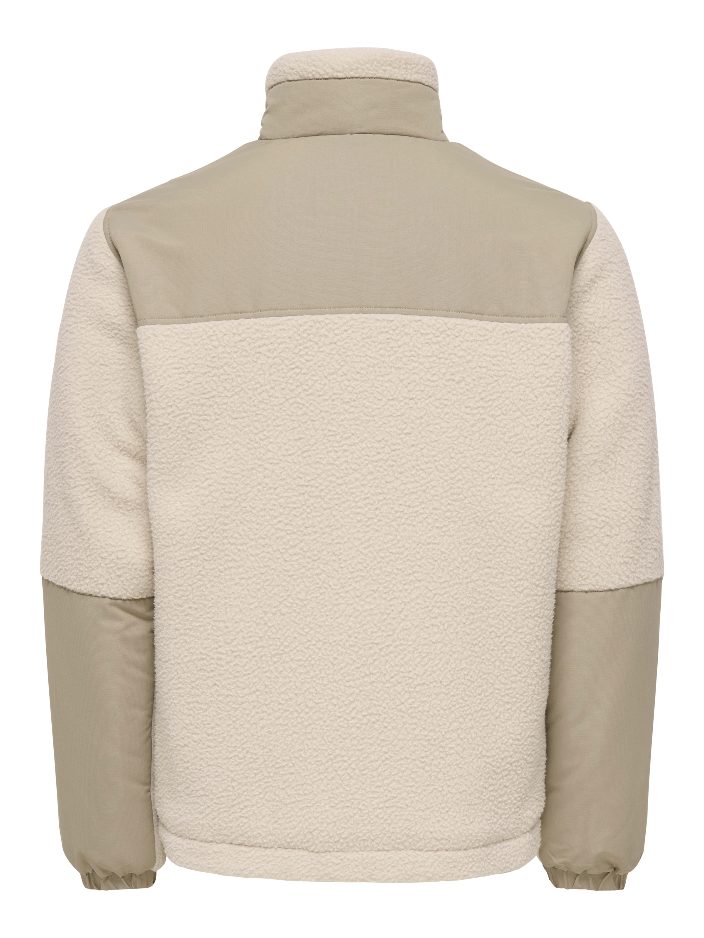 ONLY & SONS Kurzjacke »ONSTYRO PADDED SHERPA JACKET NOOS« Polyester, regular fit