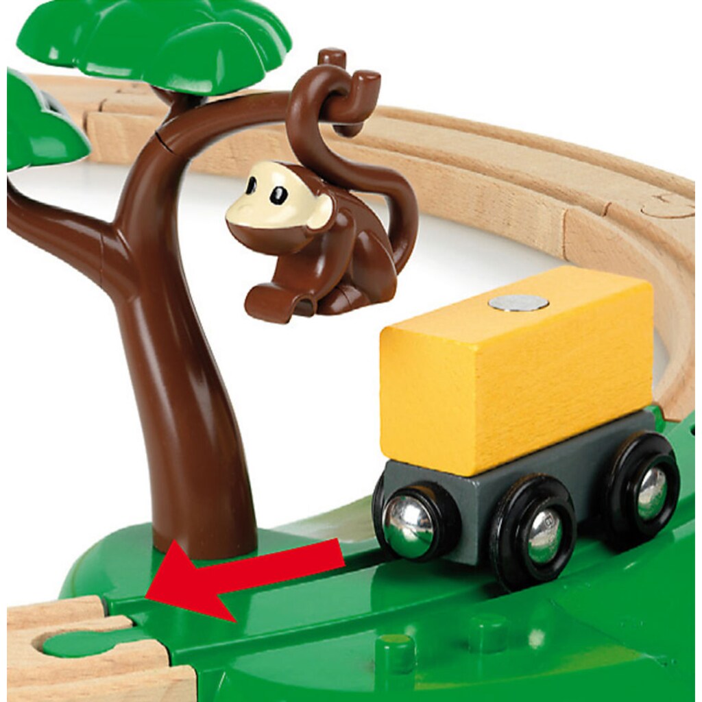 BRIO® Spielzeug-Eisenbahn »BRIO® WORLD, Safari Bahn Set«, (Set)