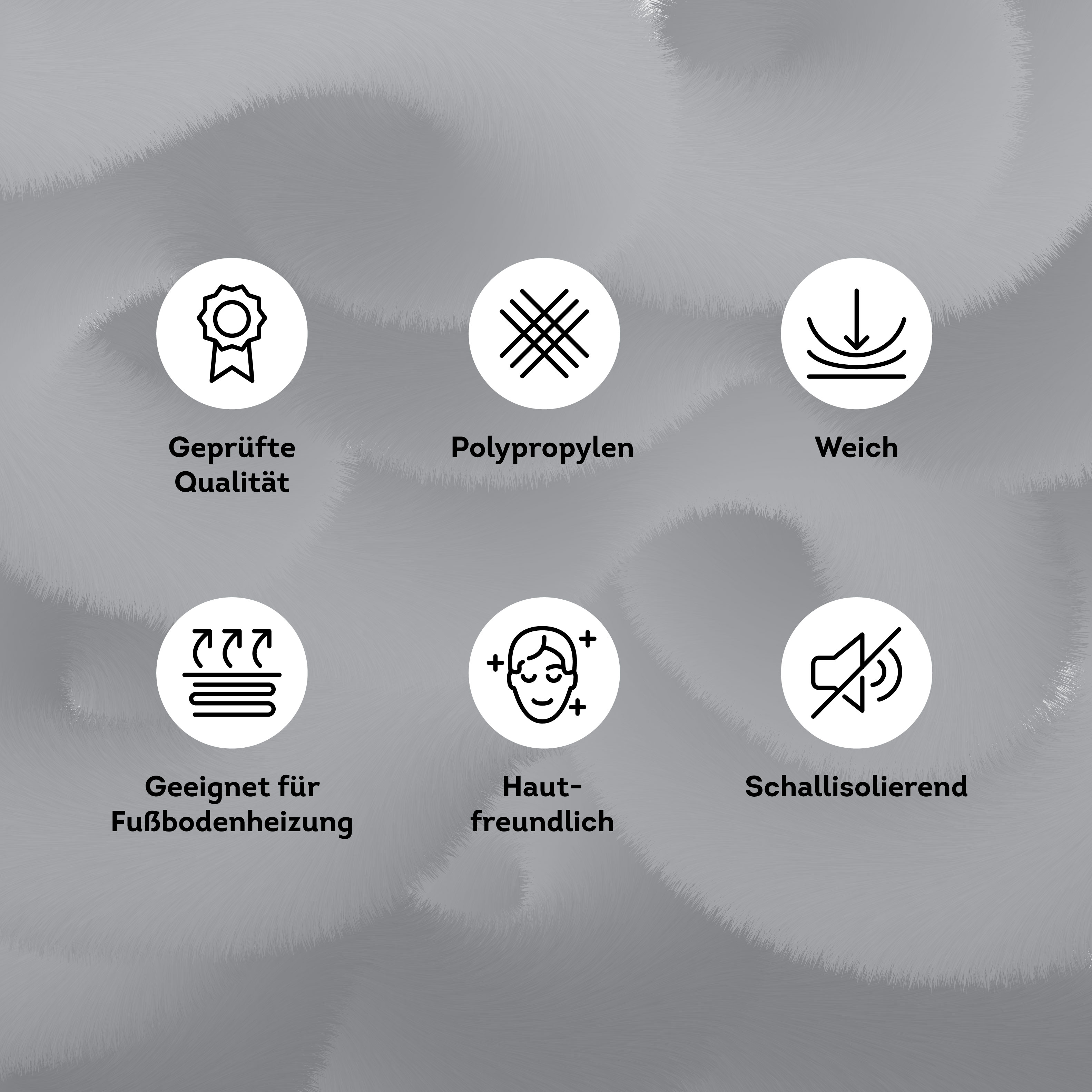 Thumbnail - OTTO home Teppich "Leiga, 3D-Effekt, leichter Glanz, Scandi-Look" rechteckig 8 mm Höhe Kurzflor, Wohnzimmer, Esszimmer, ...