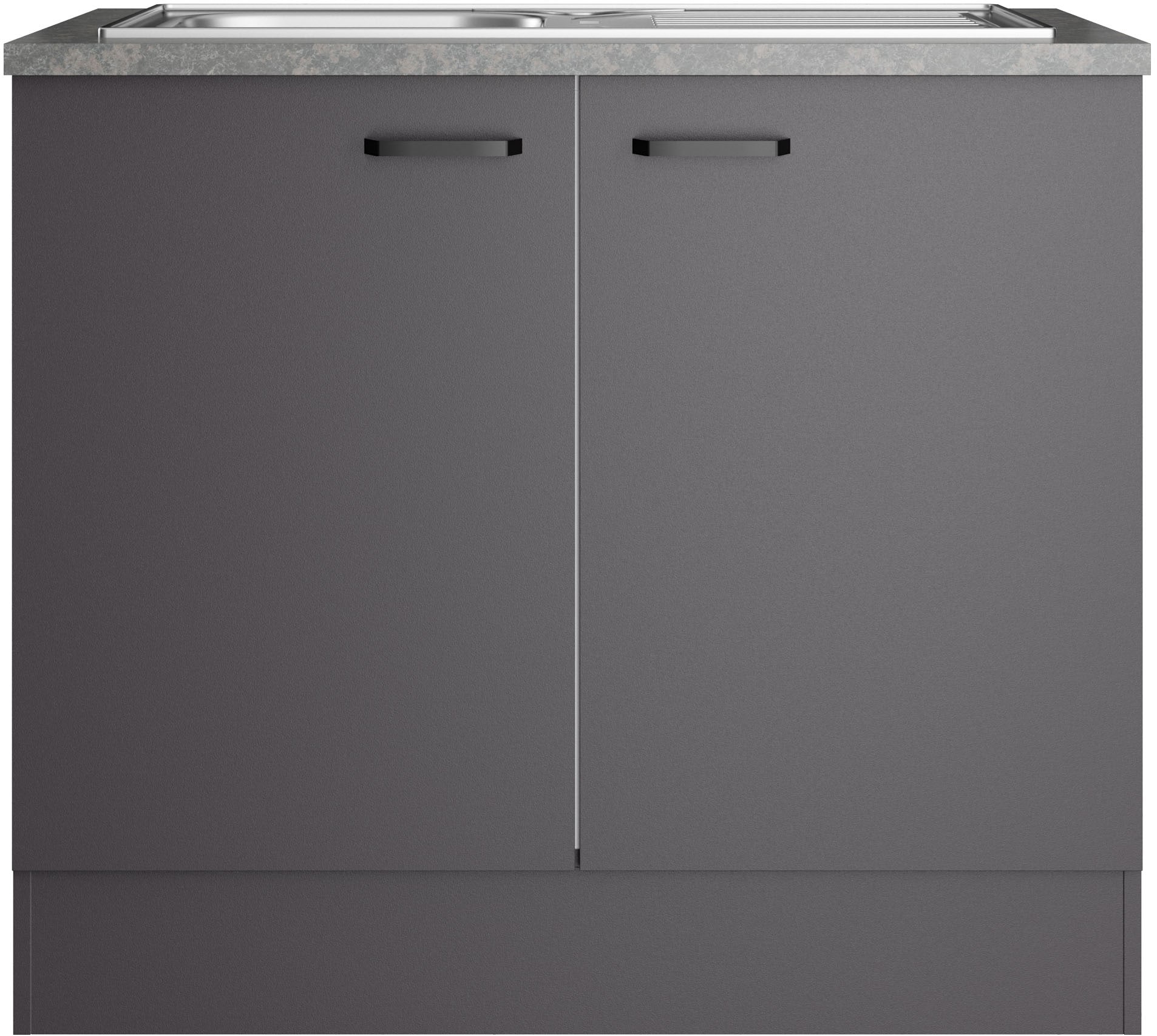 OPTIFIT Spülenschrank »OPTImulti« Breite 100 cm, Tiefe 60 cm, inkl. Arbeitsplatte und Einbauspüle