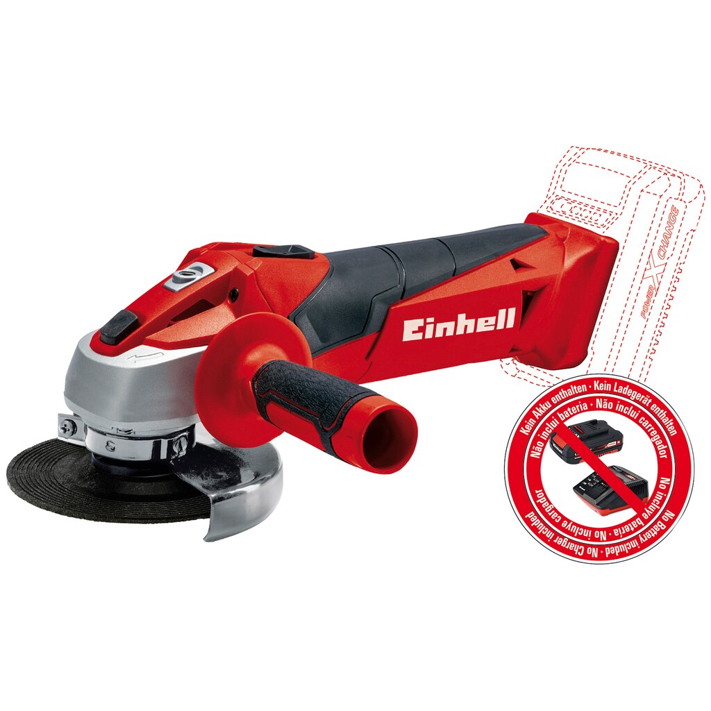 Einhell Akku-Winkelschleifer »TC-AG 18/115 Li-Solo«