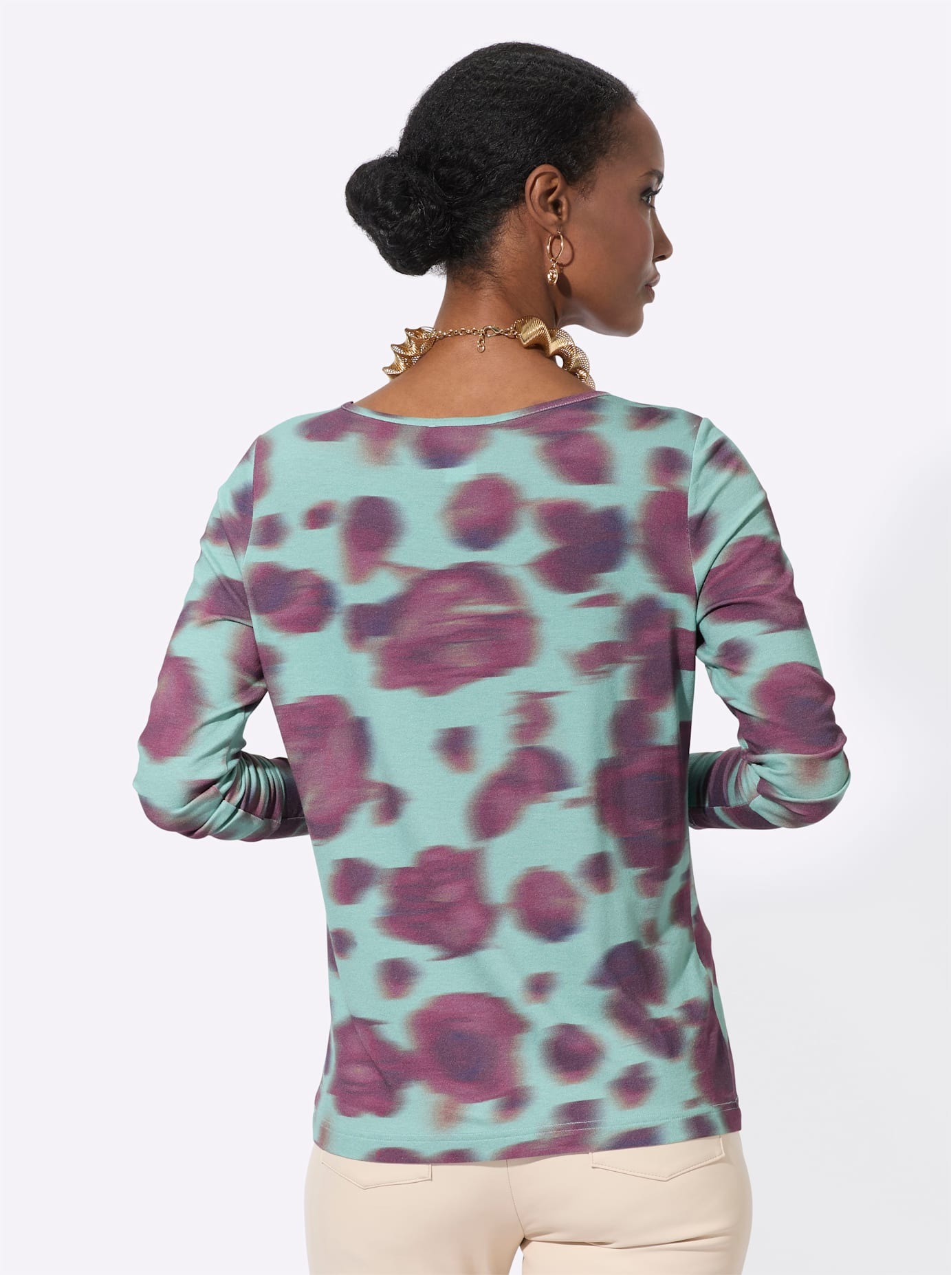 Lady Print-Shirt "Druck-Shirt", 1 Stk. günstig online kaufen