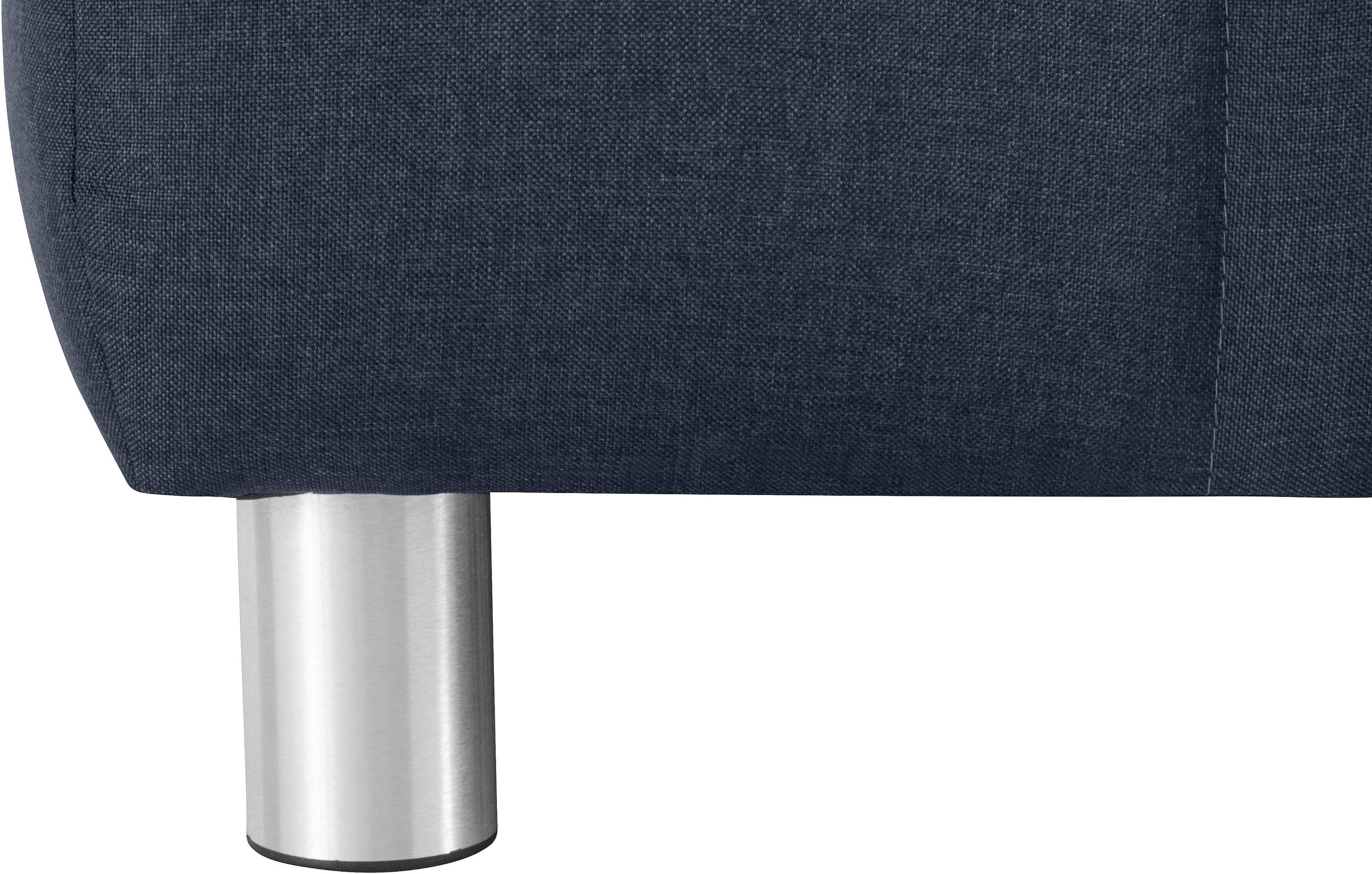andas Boxspringbett »Salo XXL«, in Samtoptik oder Struktur, 6 Breiten in Überlänge 220cm, 4 Härtegrade